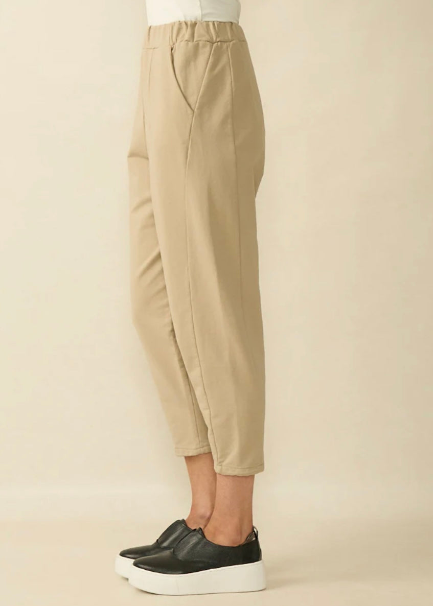 Barrel leg Trouser - Stone