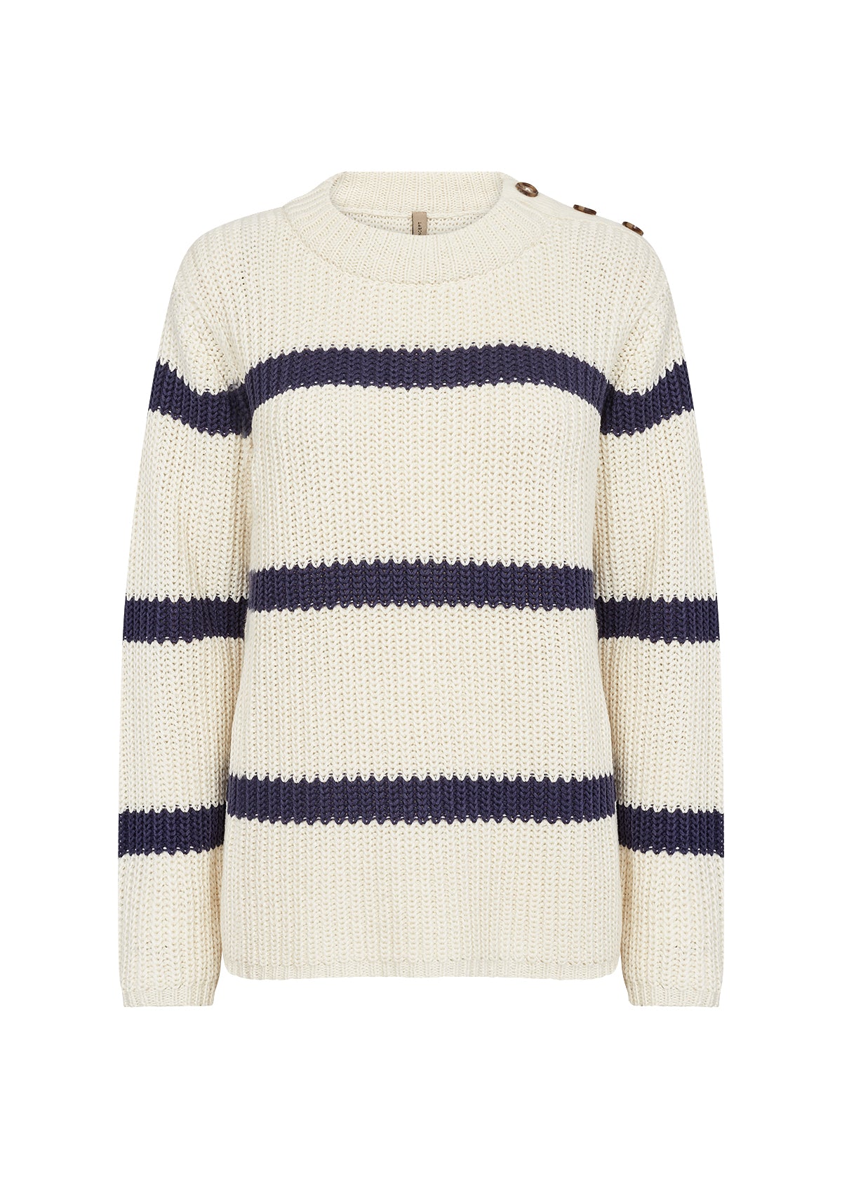 Remone Stripe Jumper - Cream Combi