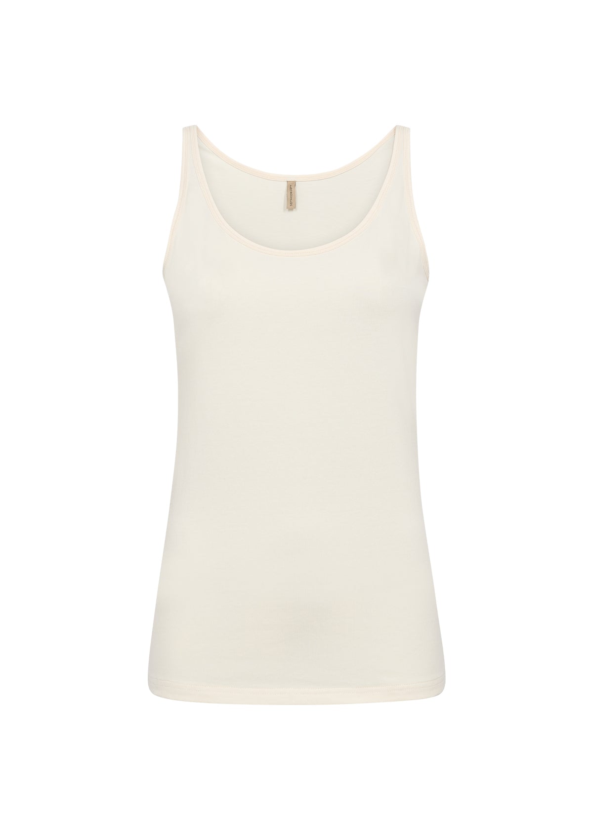 Pylle Round Neck Vest - Cream