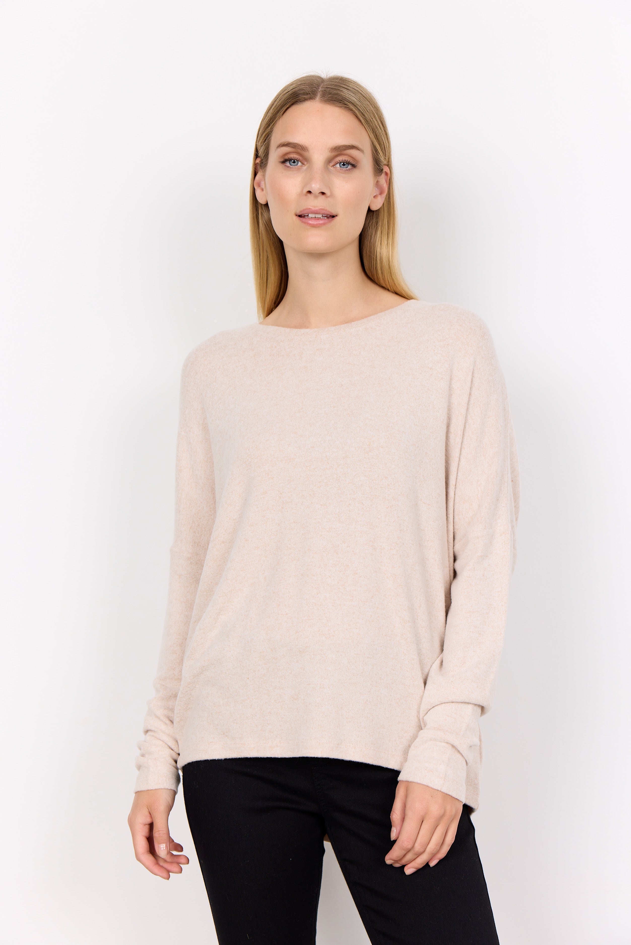 Biara Long Sleeved Top - Cream