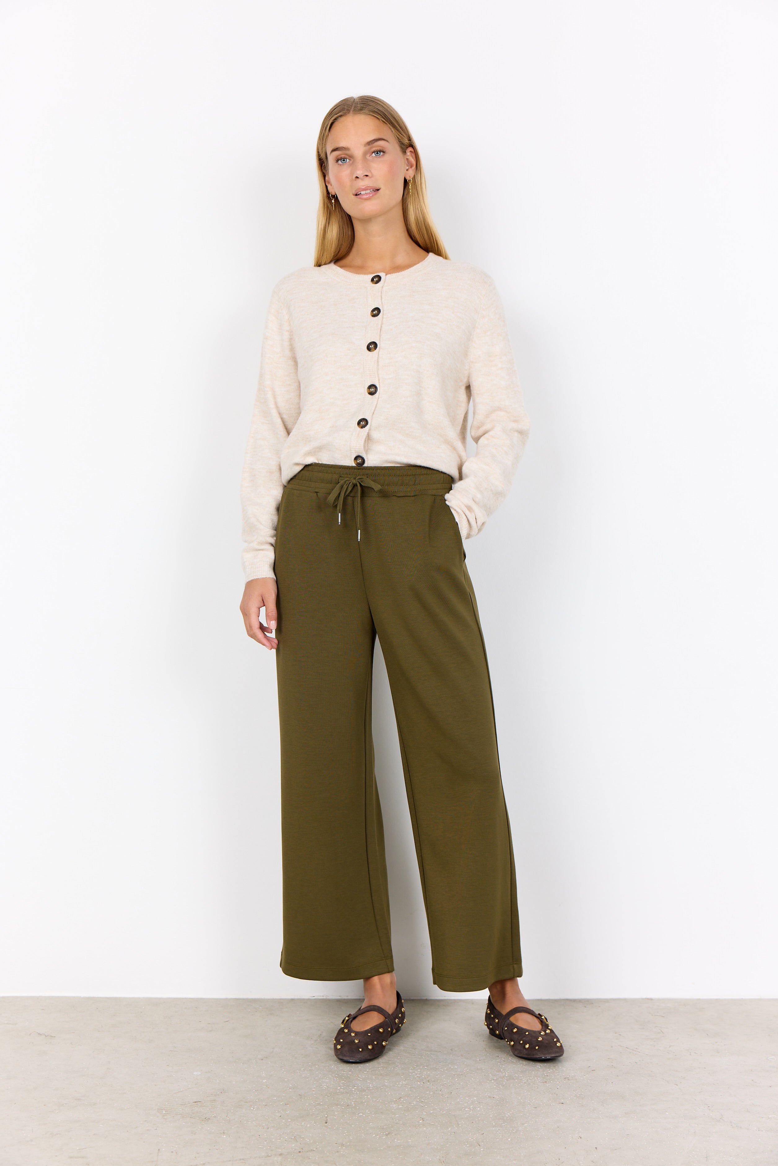Banu Jogger Trouser - Dark Olive