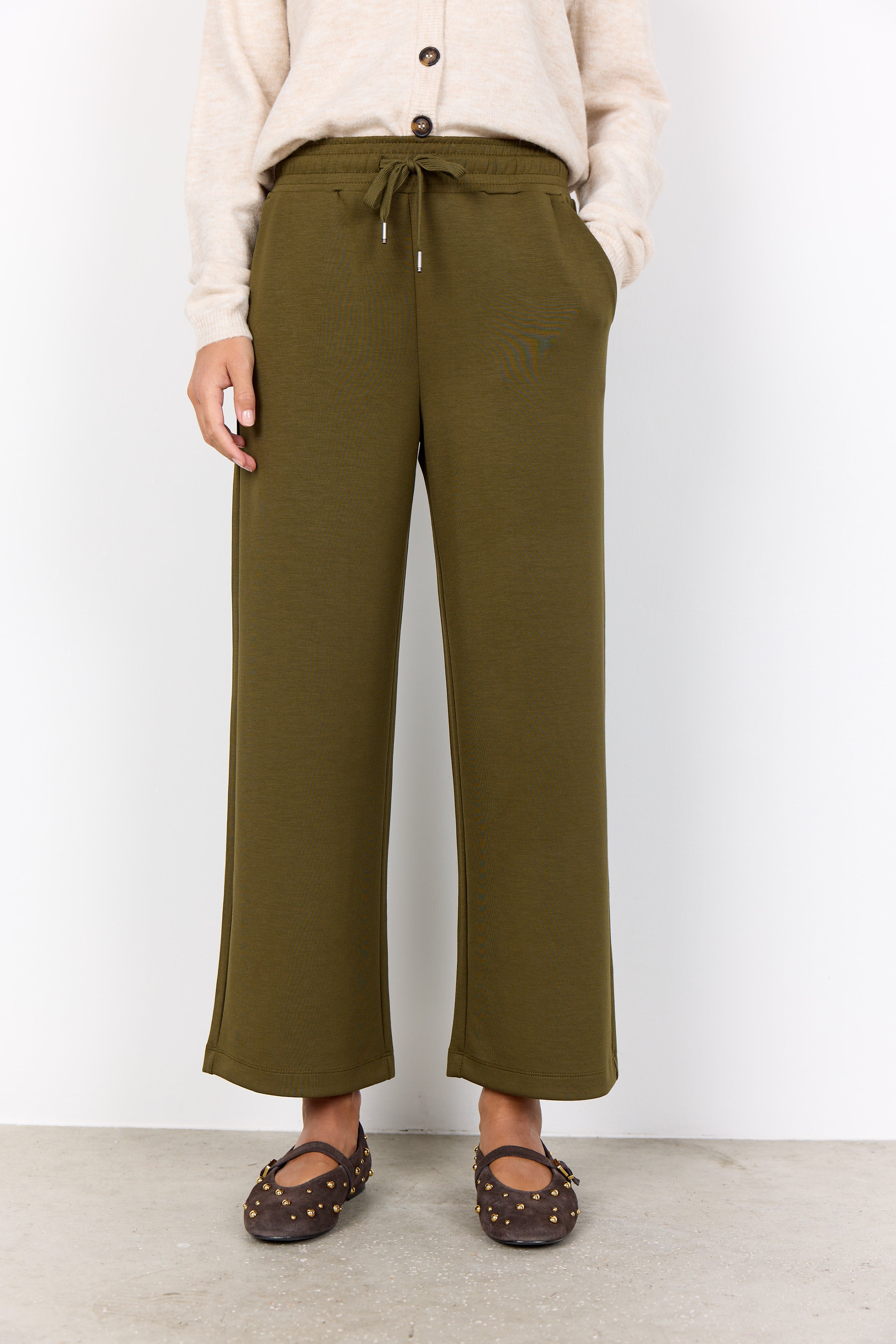 Banu Jogger Trouser - Dark Olive