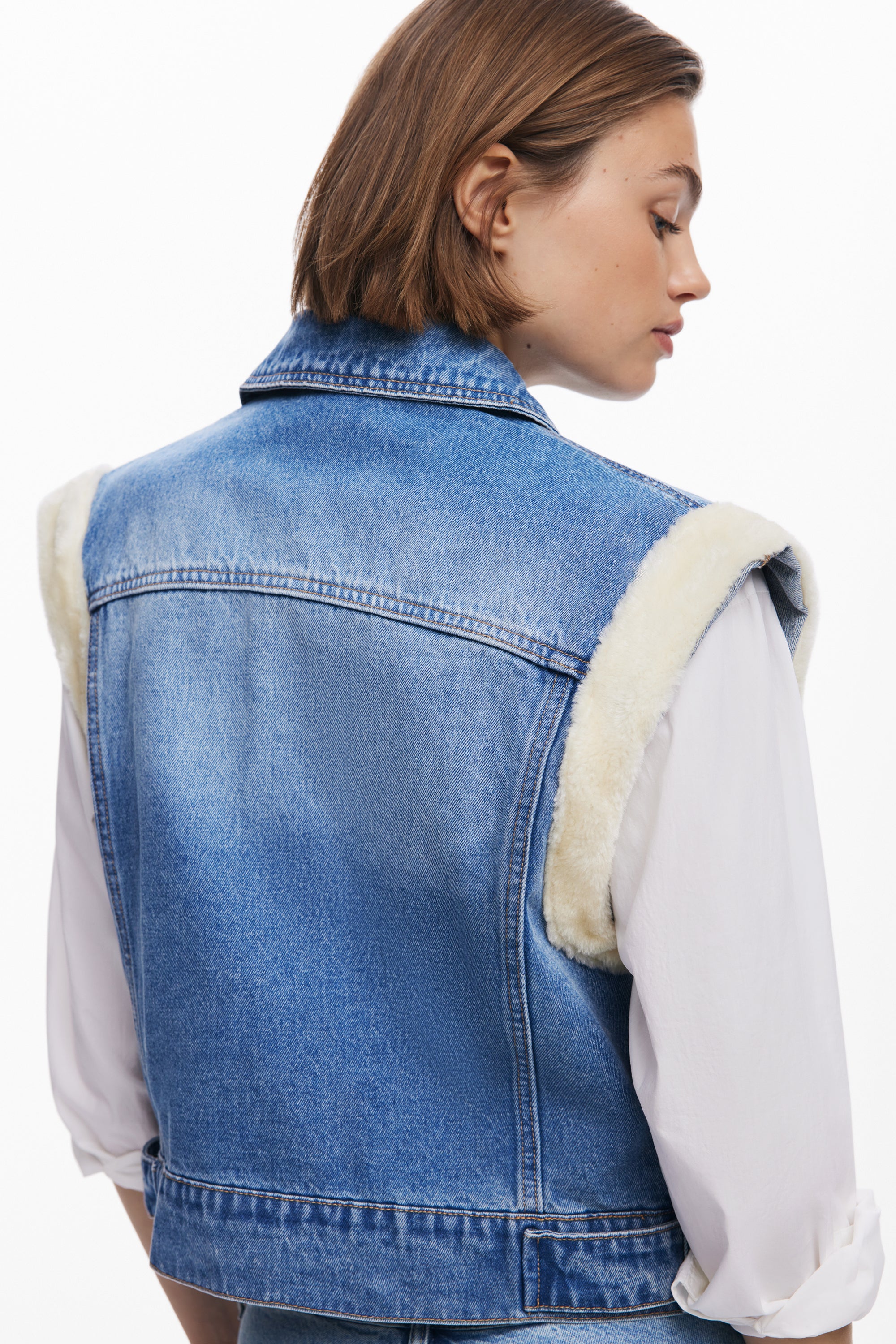 Denim Waistcoat - Multi