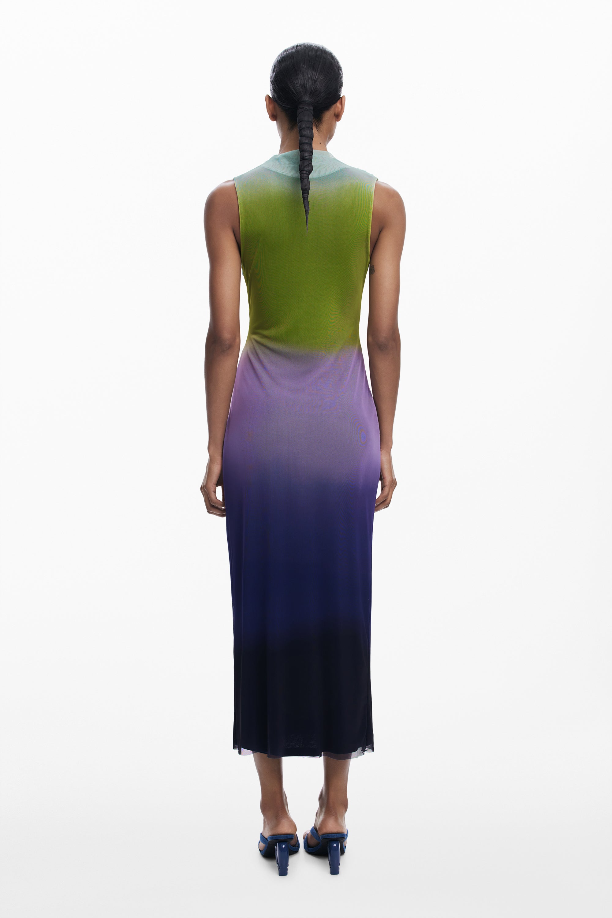 Tulle Midi Dress - Multi