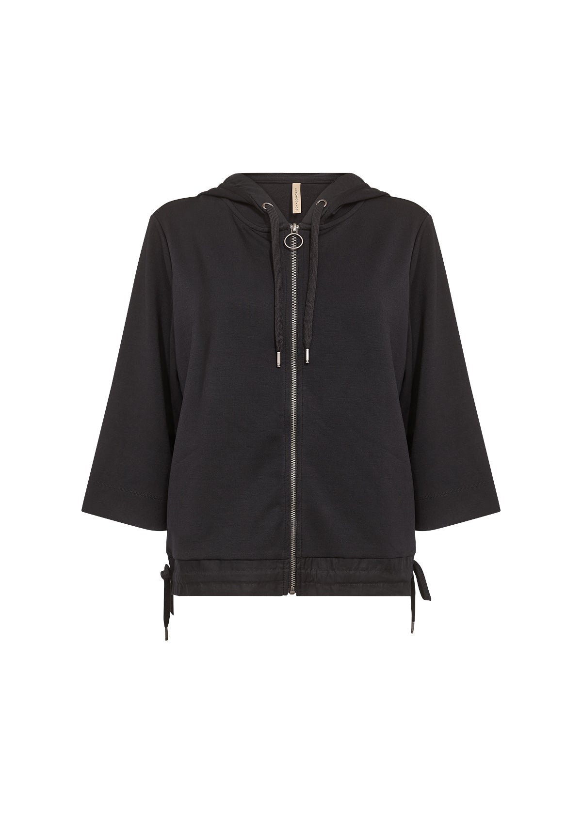 Banu Zip Sweater | Black
