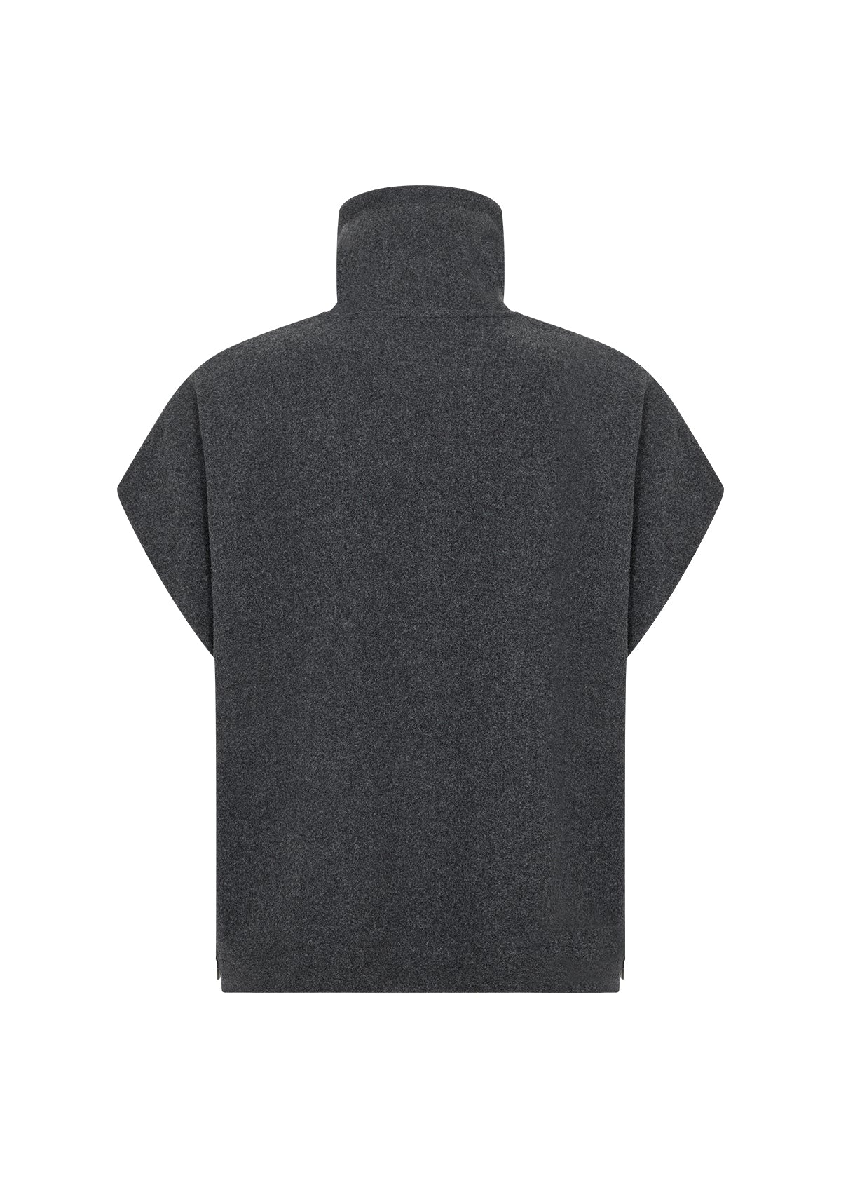 Vagna Sleeveless Jacket - Dark Grey