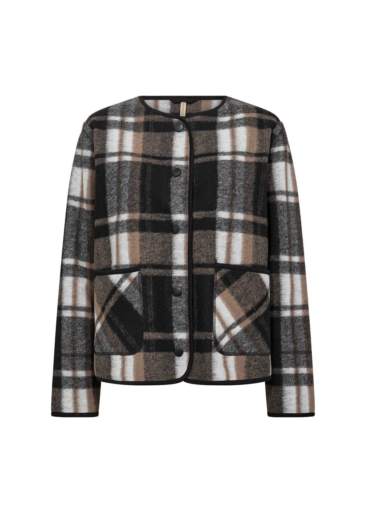 Vocal Checked Jacket - Black Multi