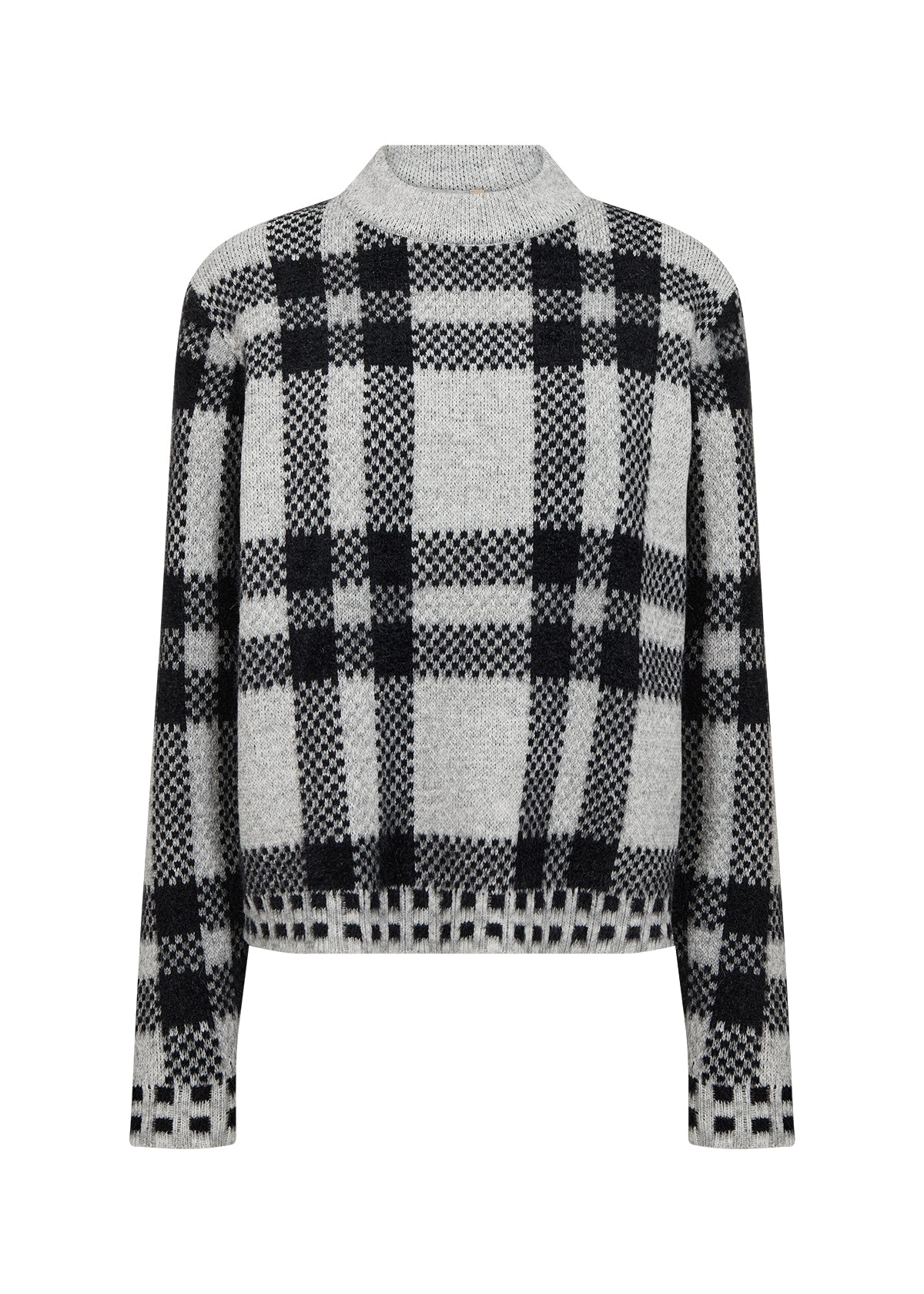 Vibsa Checked Jumper - Grey/Black