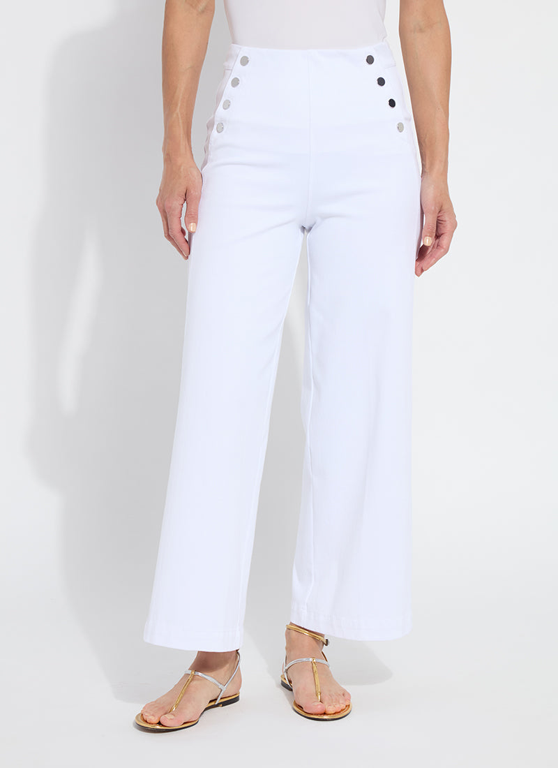 Mallory Wide Leg - White