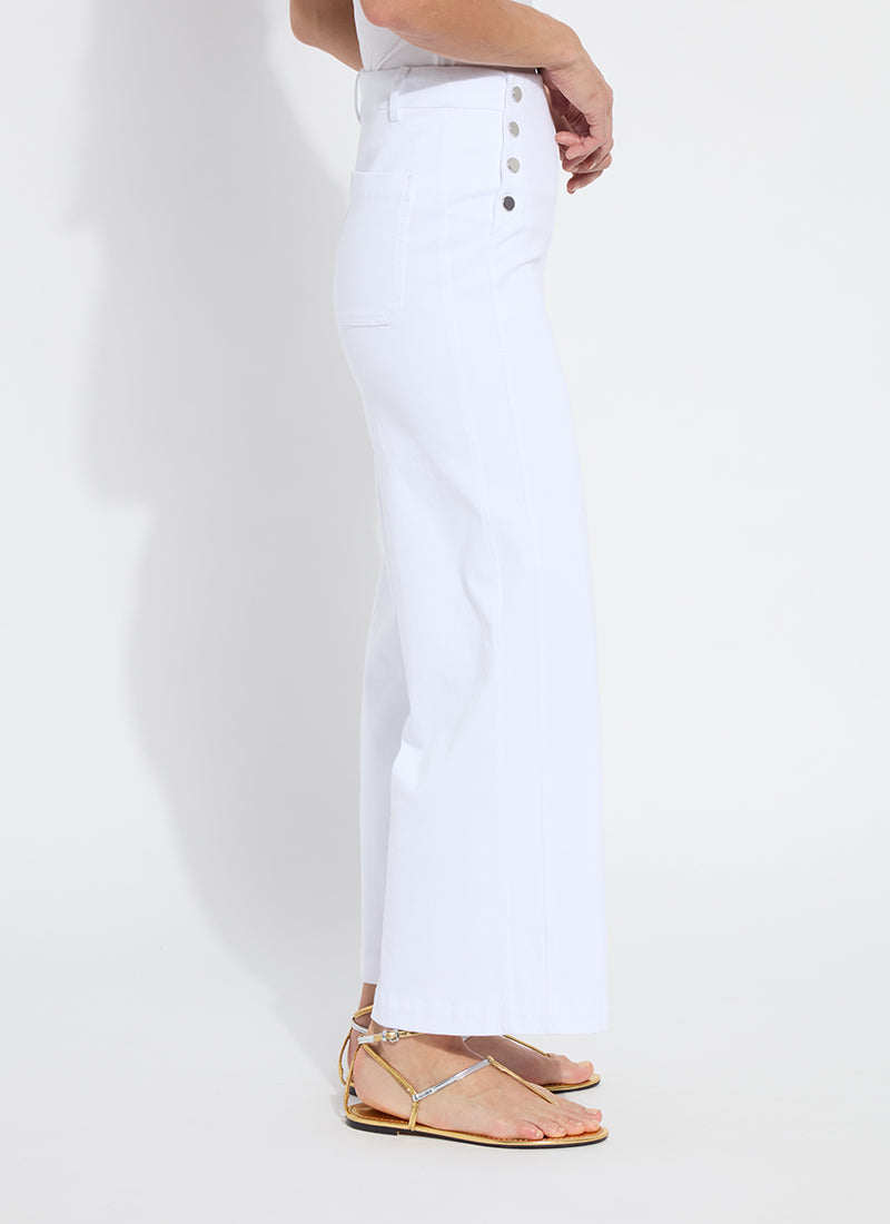 Mallory Wide Leg - White