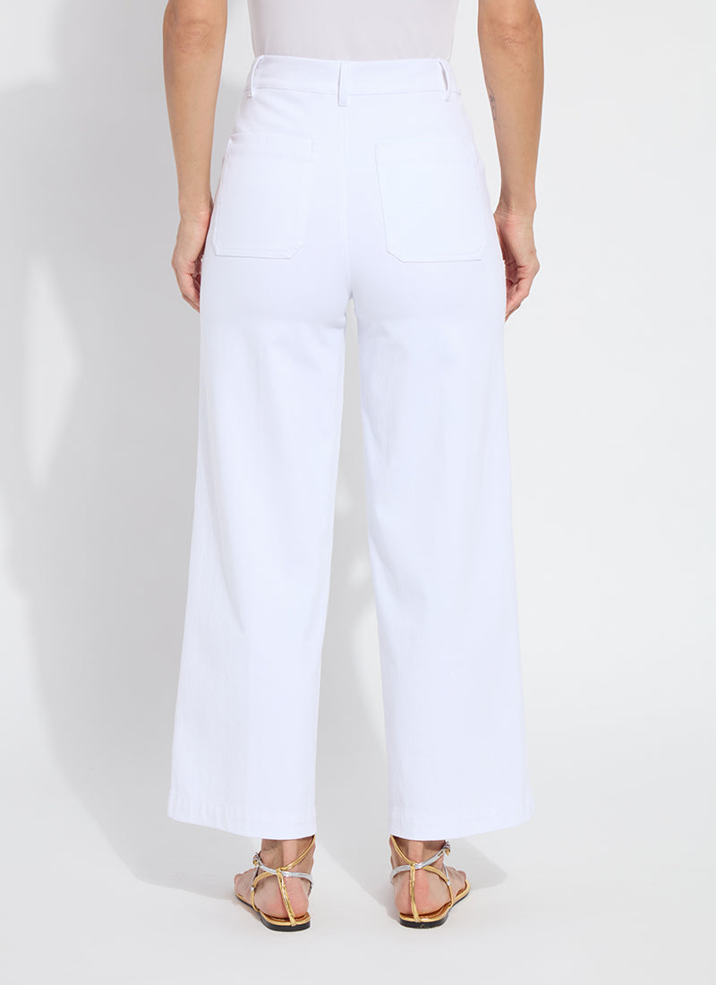 Mallory Wide Leg - White