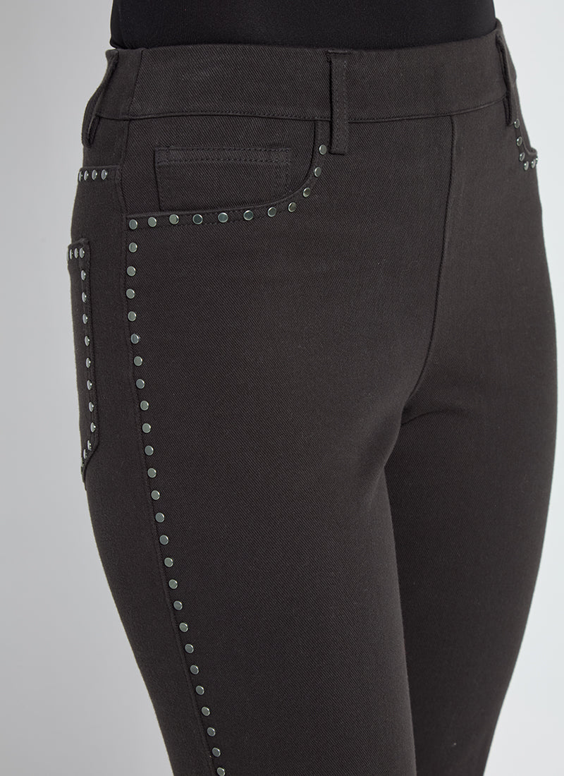Jordanne Studded Baby Boot Jeans - Black