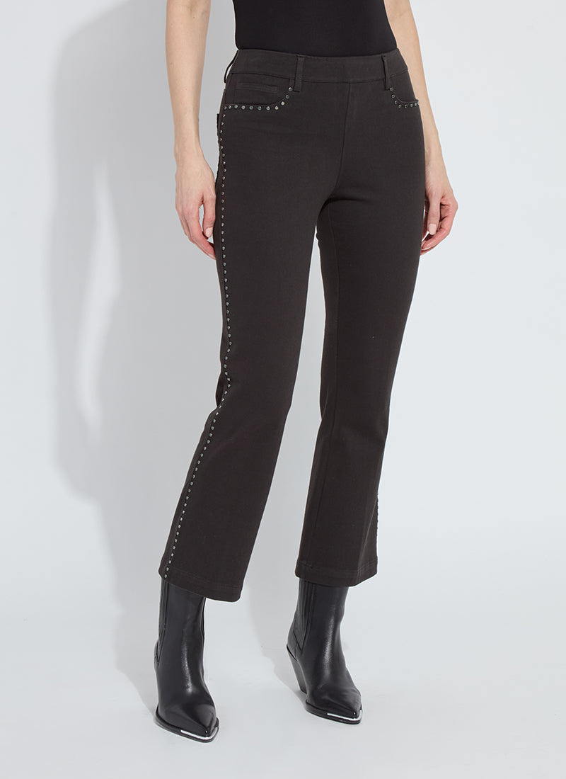 Jordanne Studded Baby Boot Jeans - Black