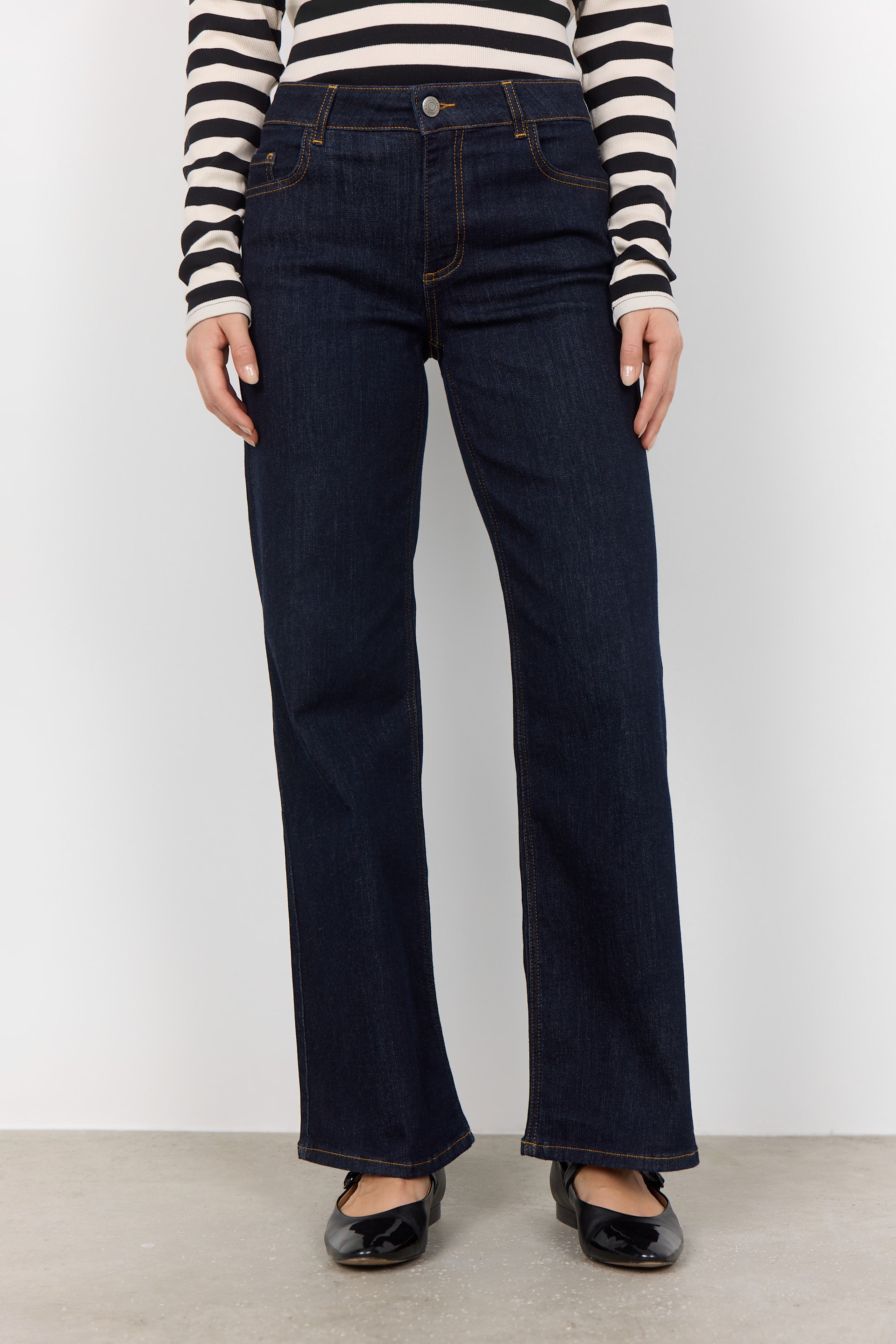 Kimberley Wide Leg Jeans - Raw Blue