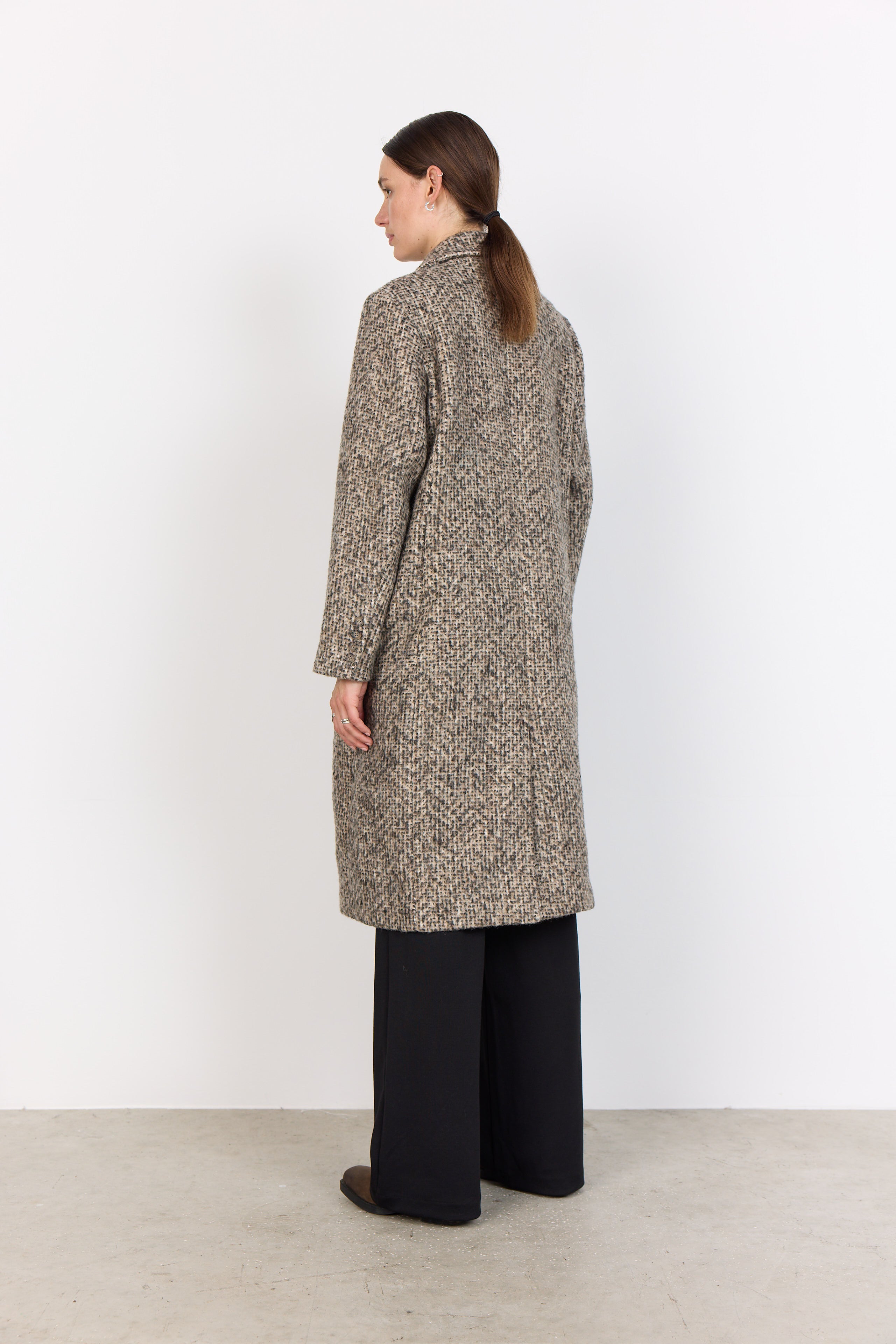 Samone Coat - Brown Multi