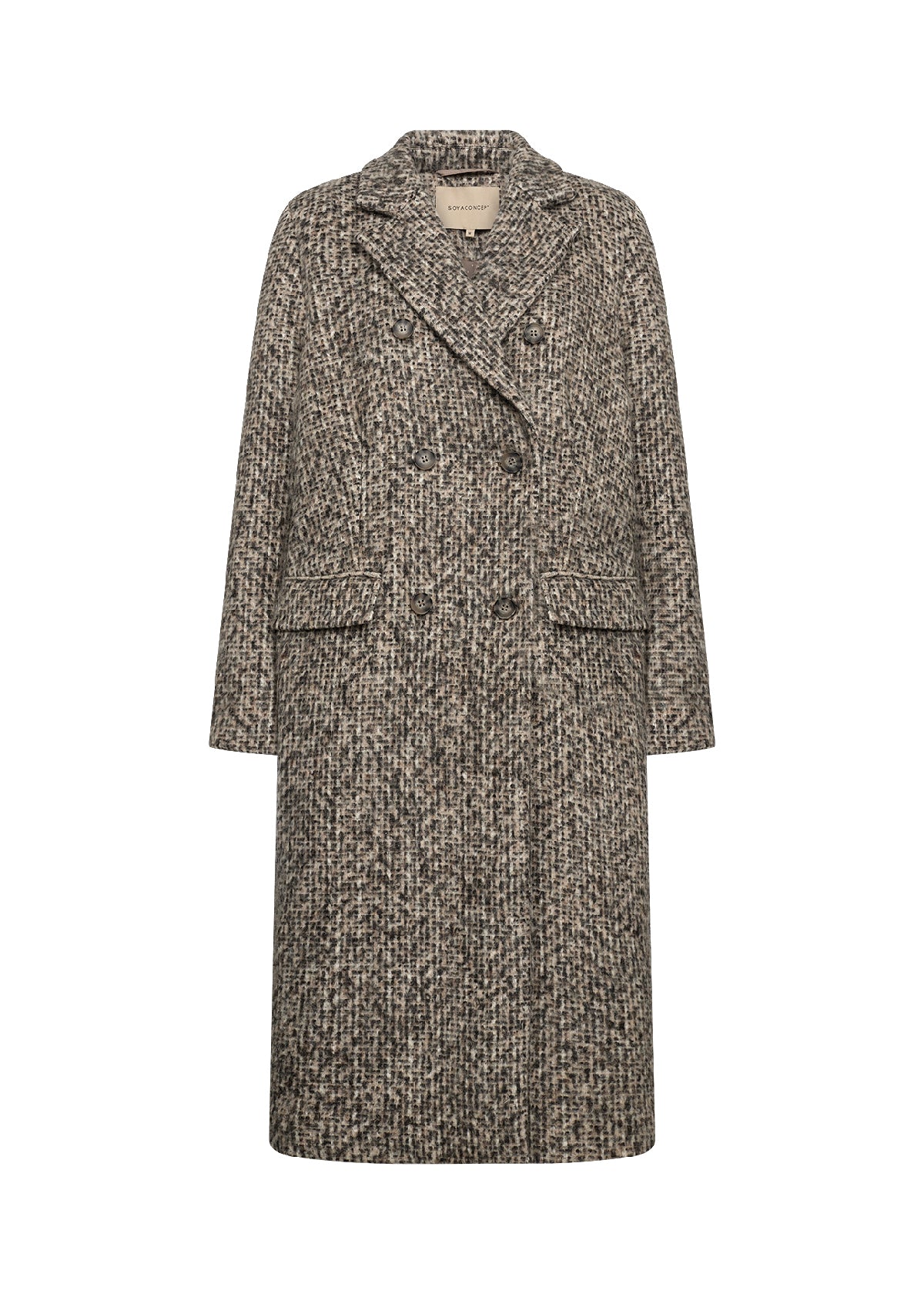 Samone Coat - Brown Multi