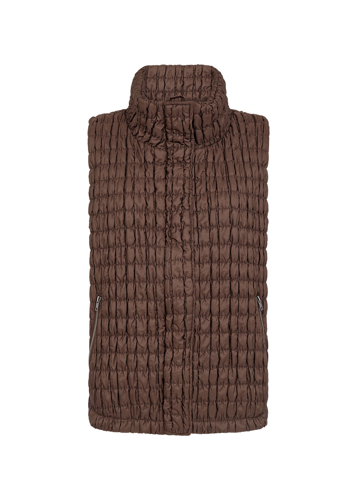 Sevilla Quilted Gilet - Chocolate