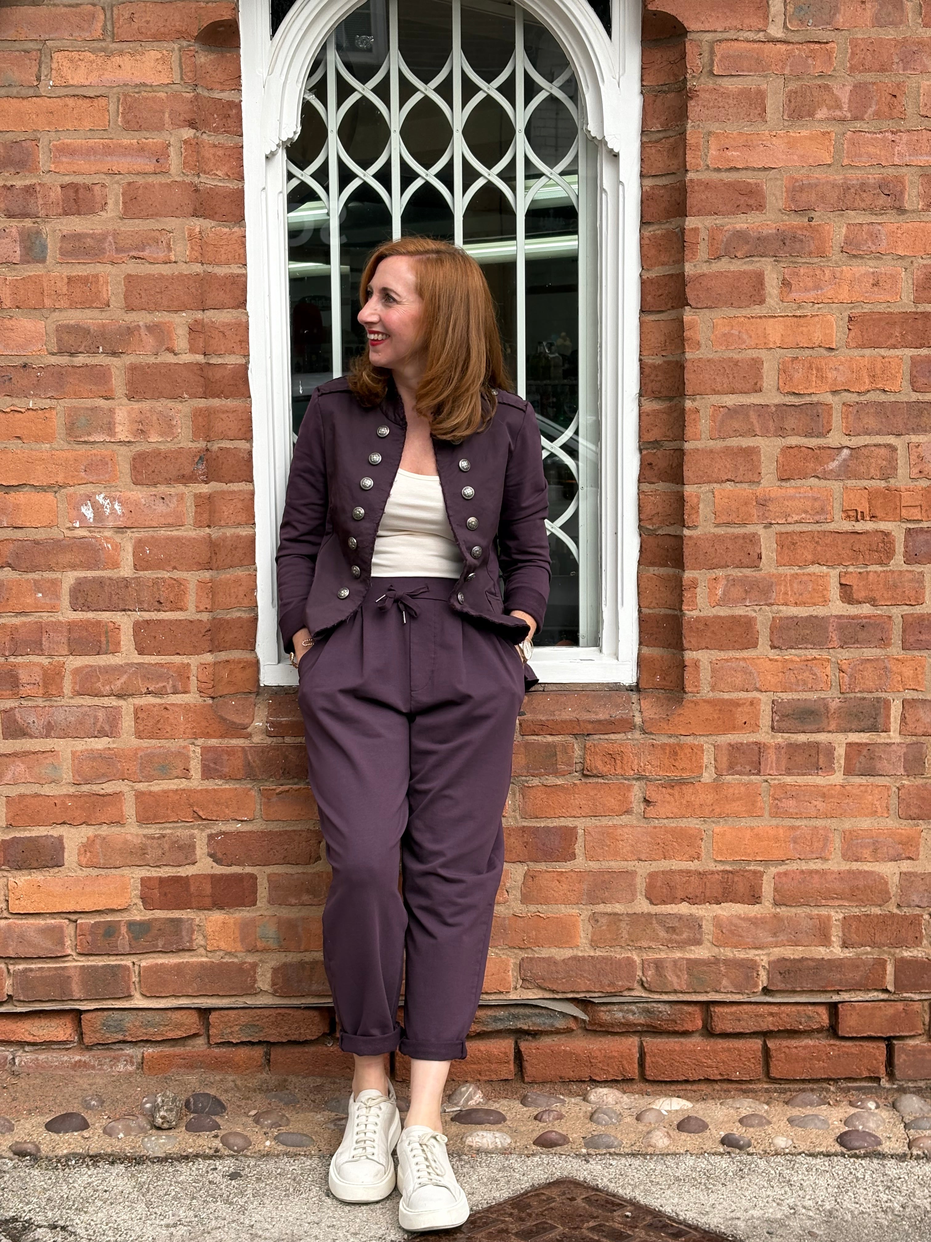 Military Jacket - Mulberry