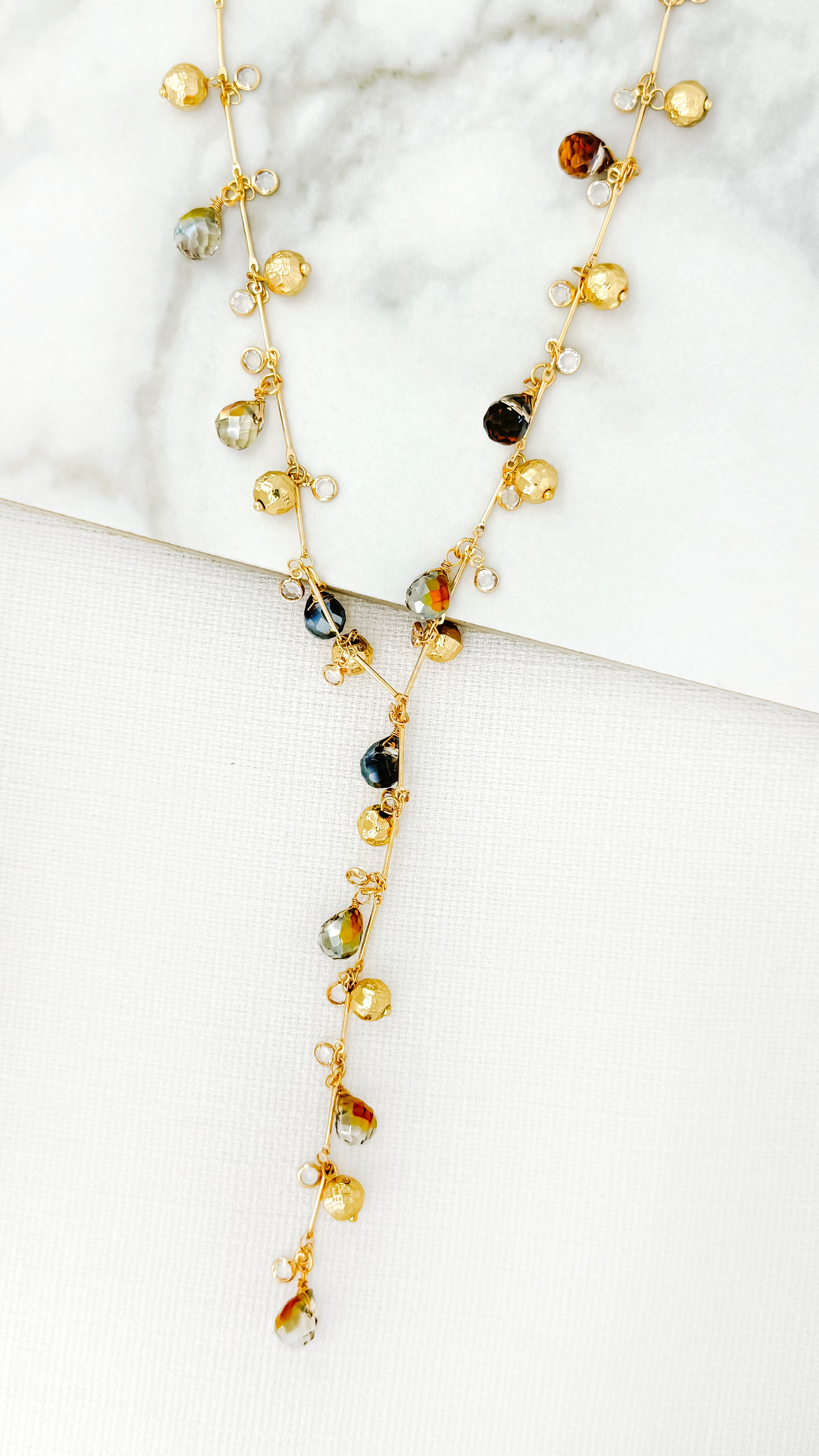Long Necklace - Gold