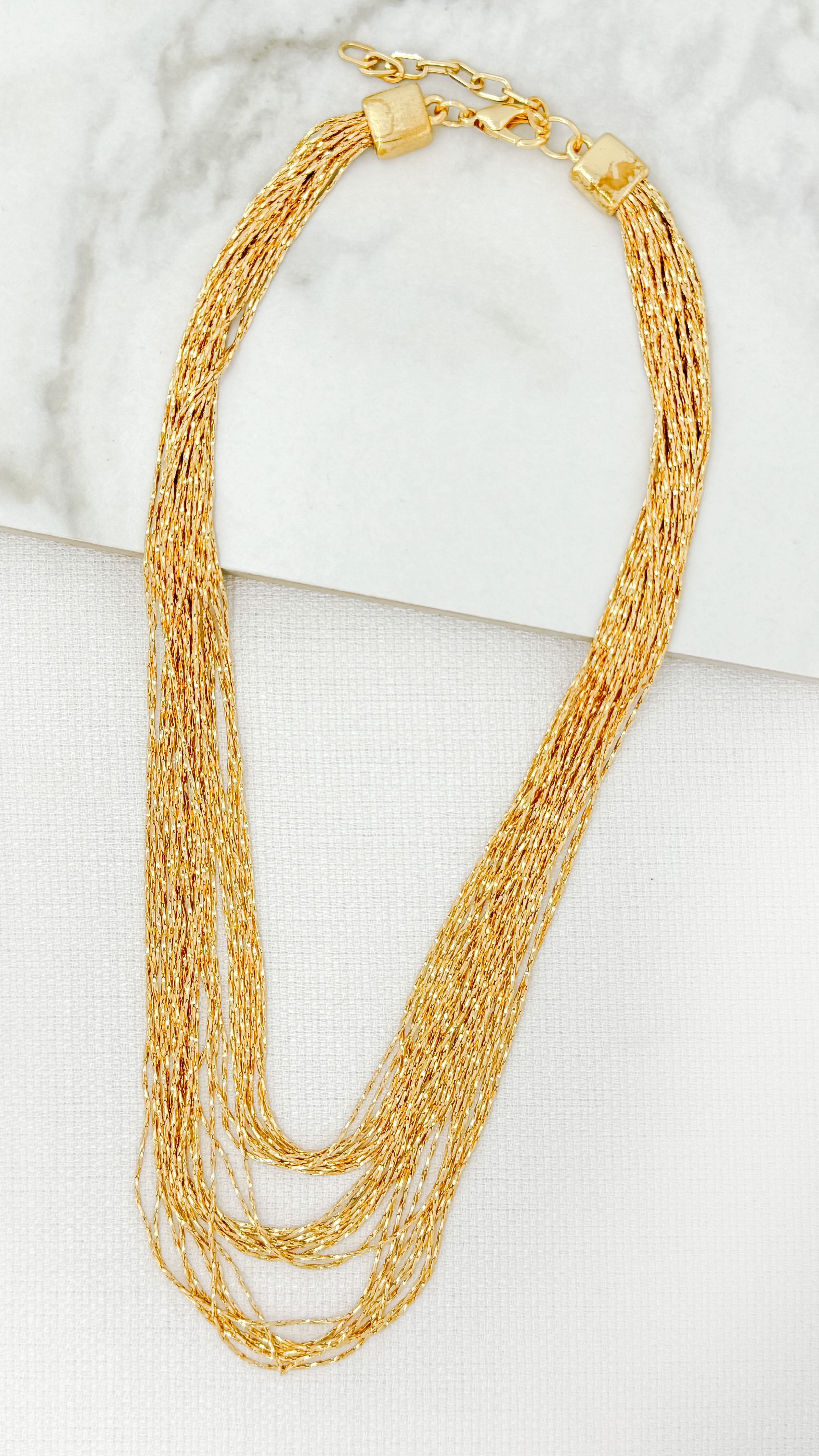 Short Necklace - Gold