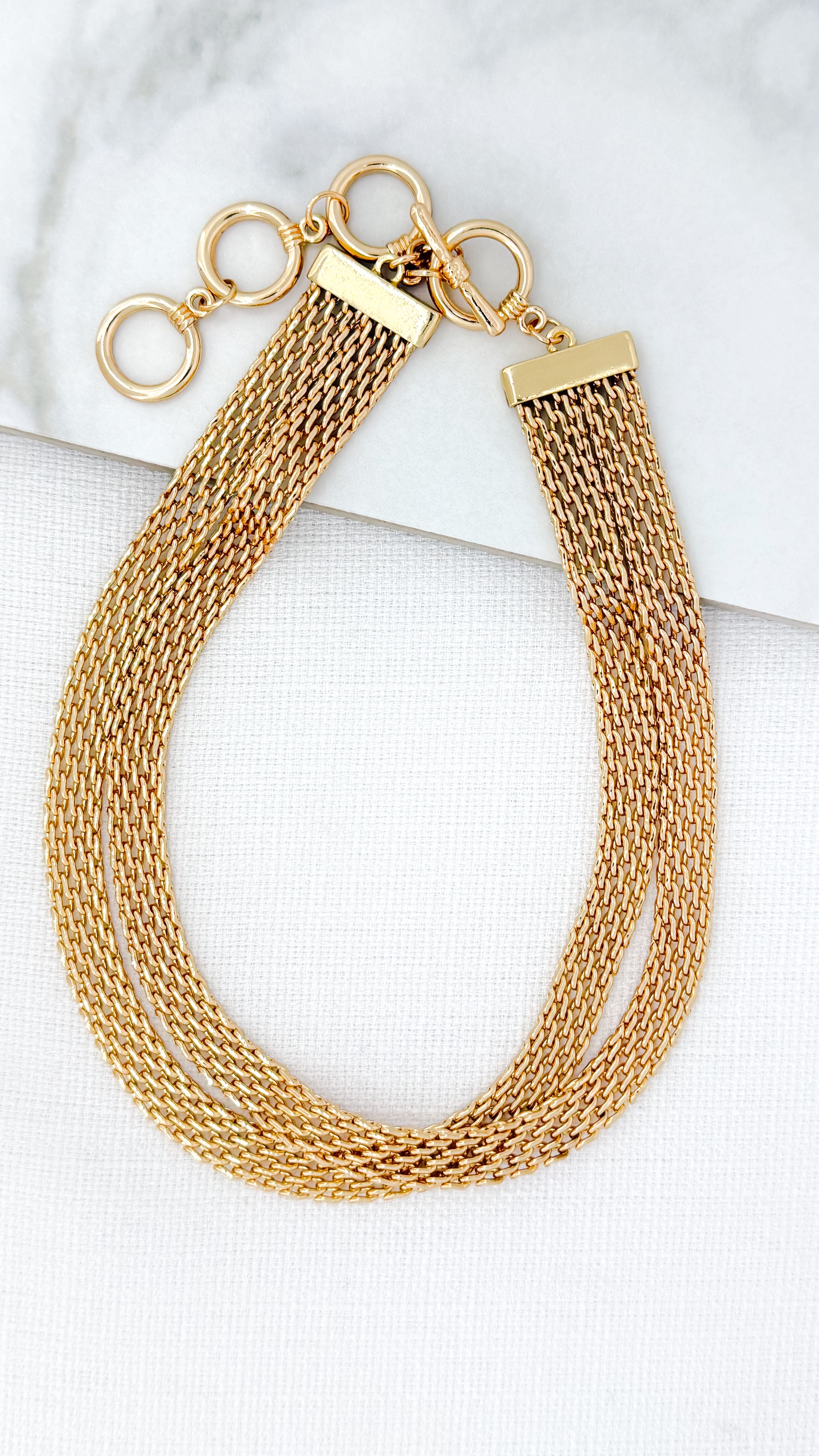 Short Necklace - Gold