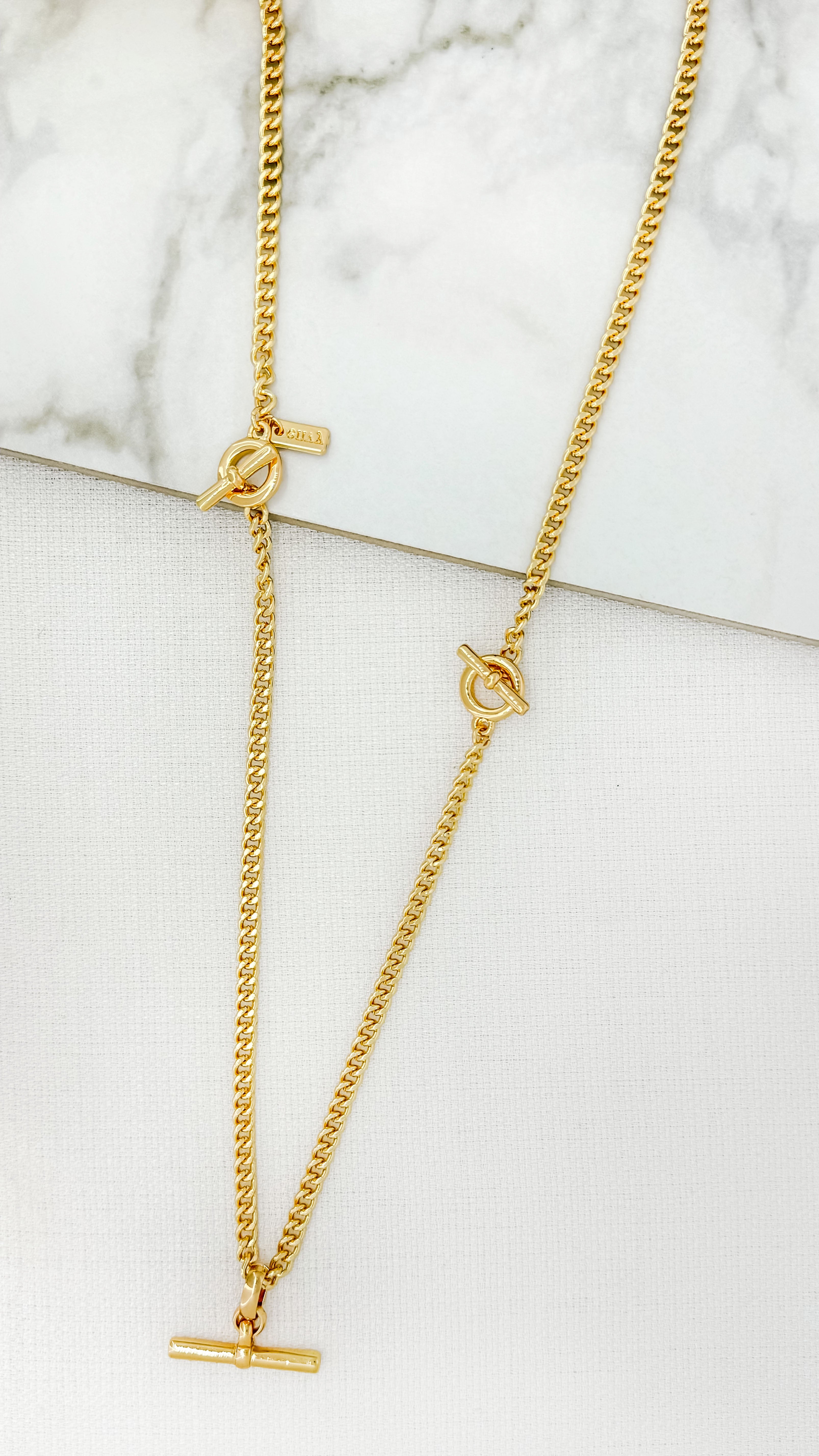 Long Necklace - Gold