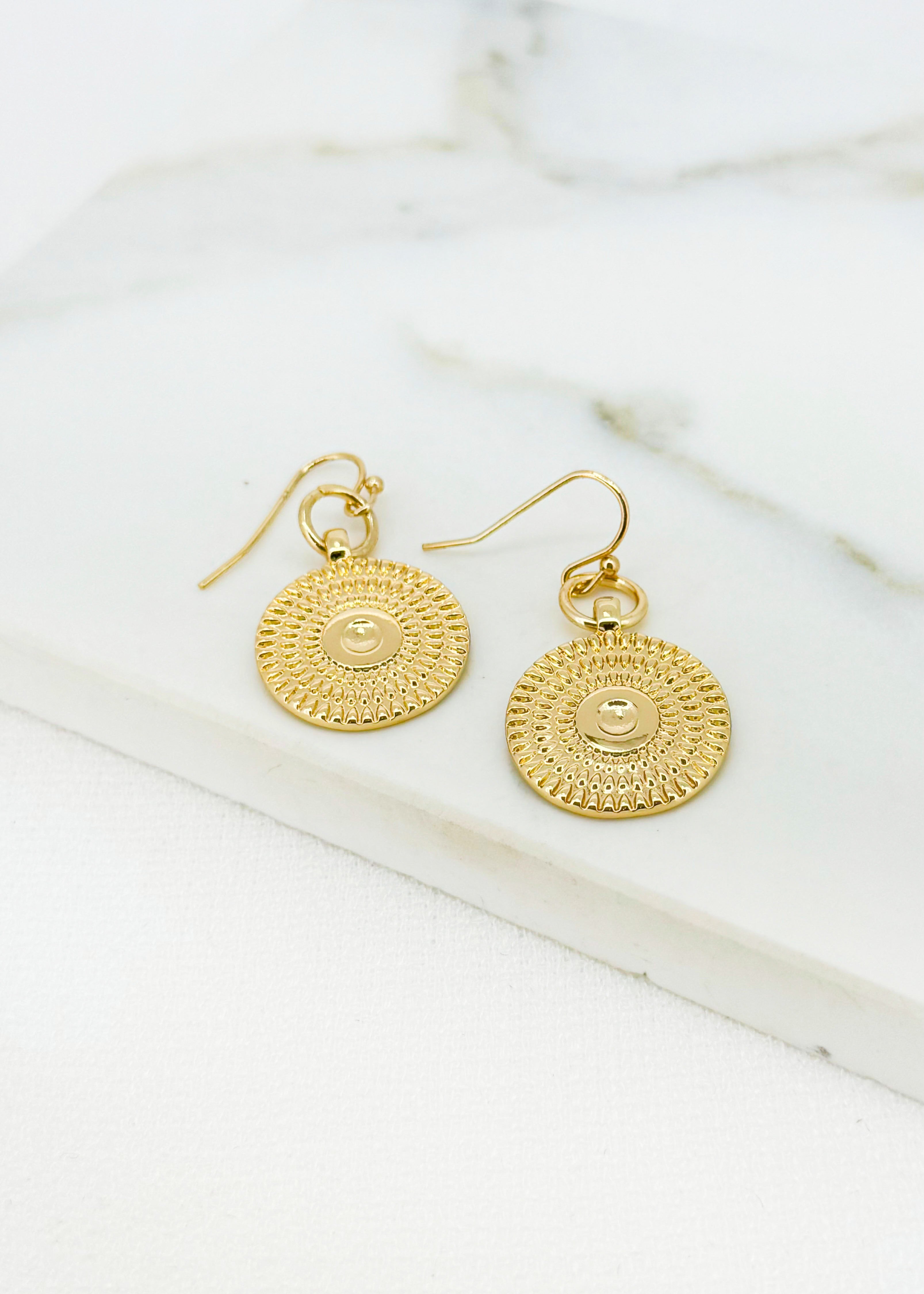 Circle Earrings - Gold