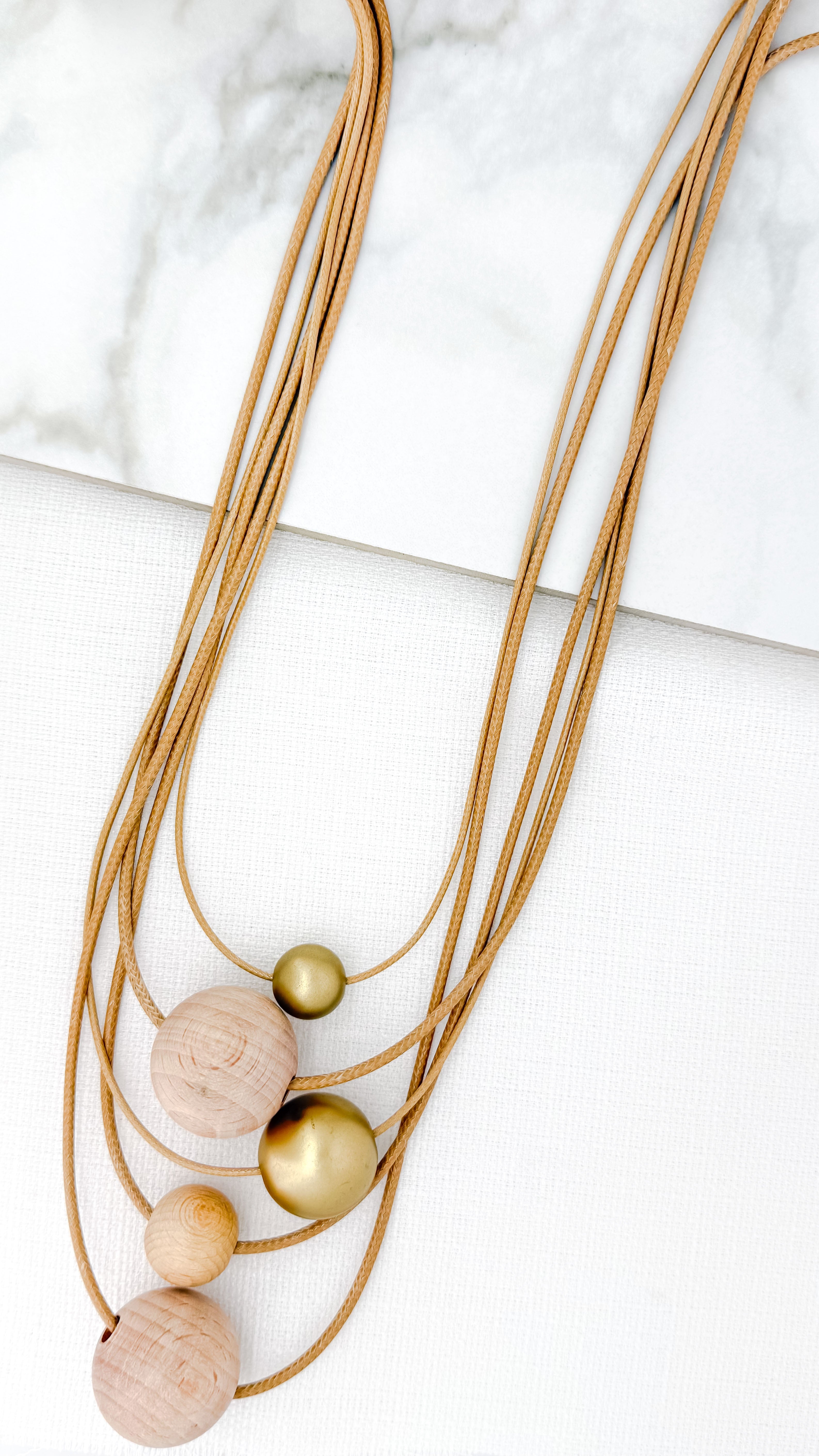 Long Necklace - Gold