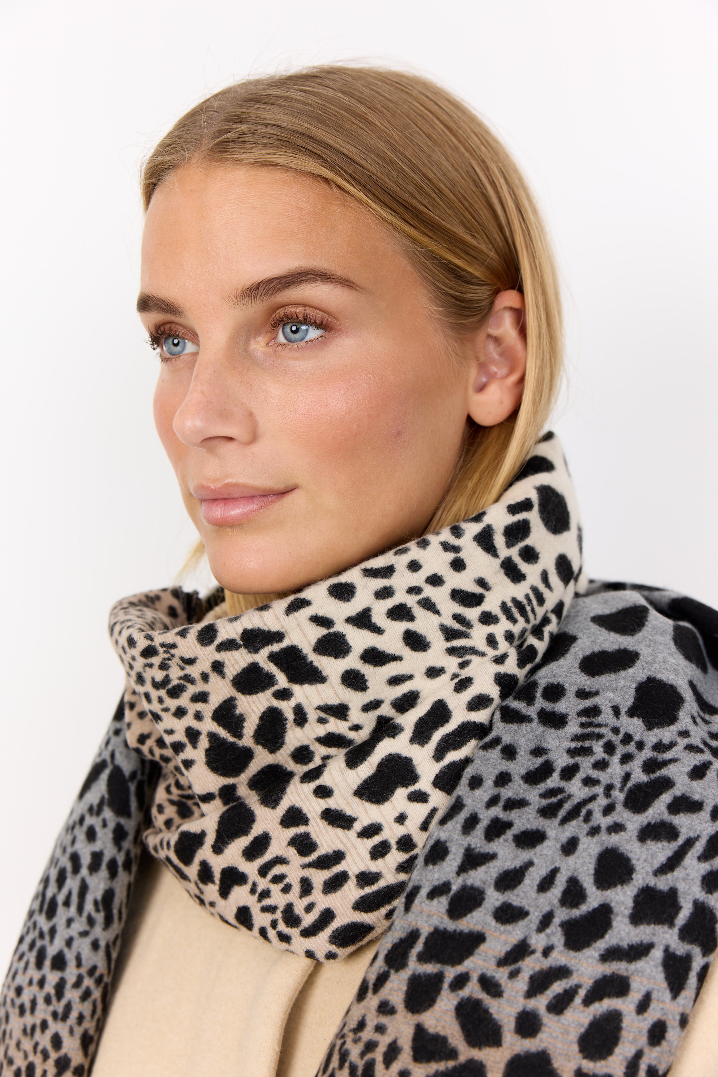 Voisa Animal Print Scarf - Multi