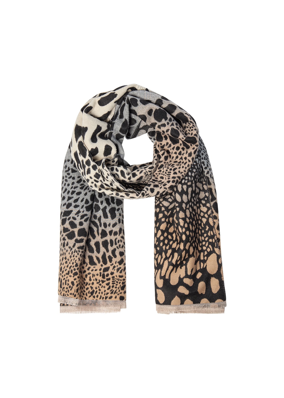 Voisa Animal Print Scarf - Multi