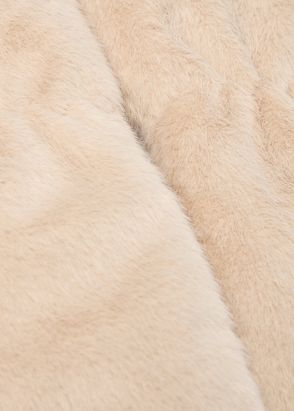Vendla Faux Fur Mittens - Sand