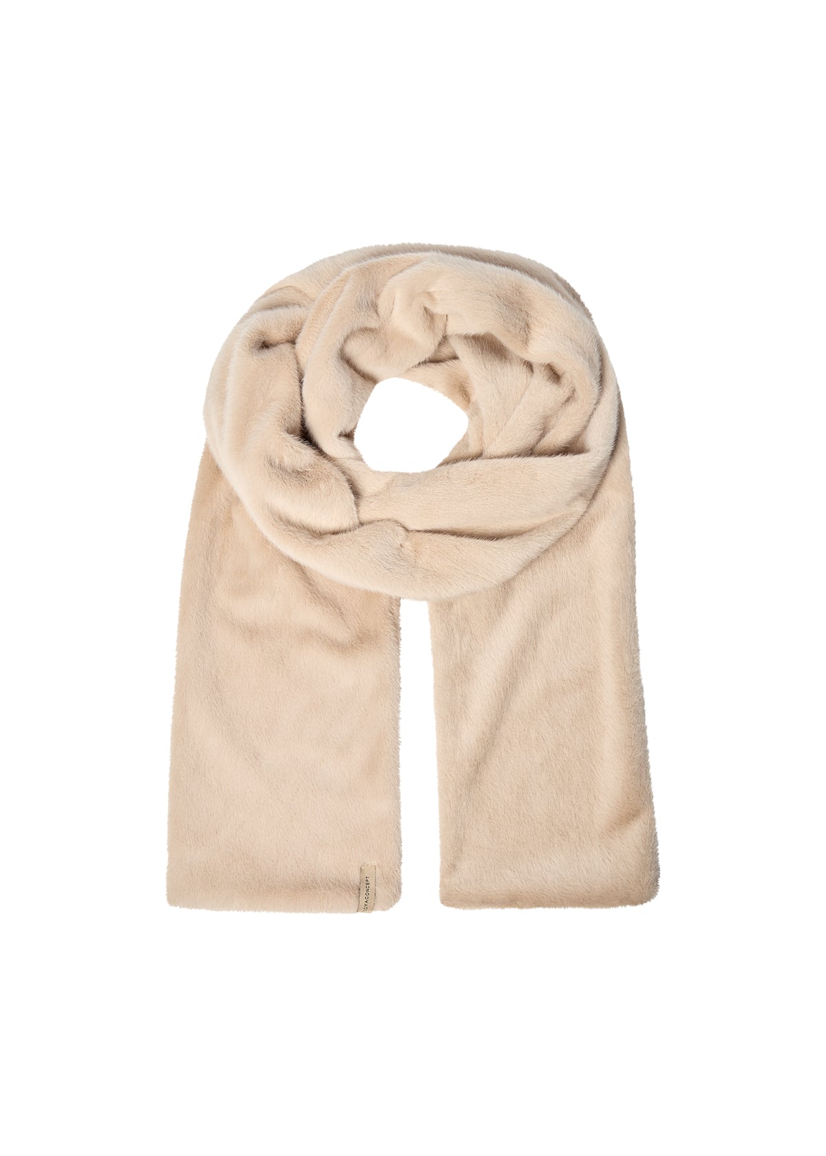 Vendla Faux Fur Scarf - Sand
