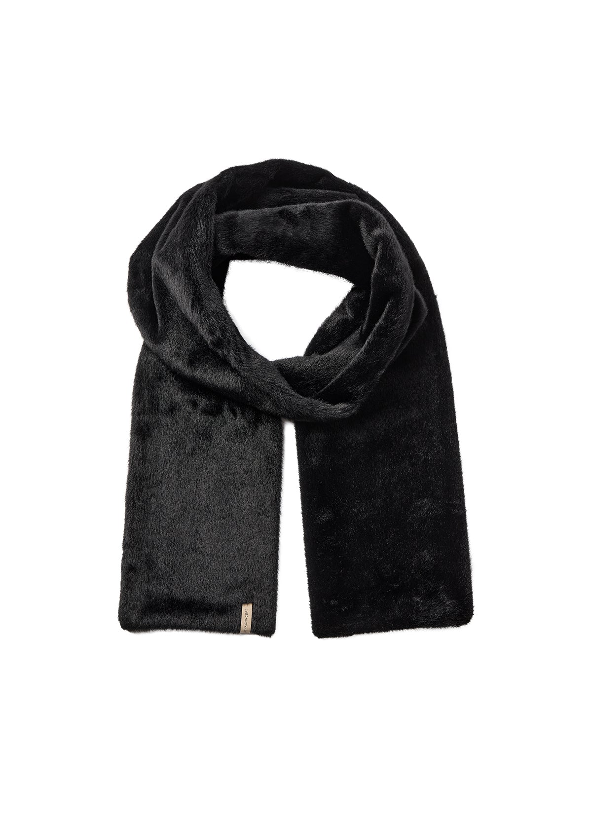 Vendla Faux Fur Scarf - Black