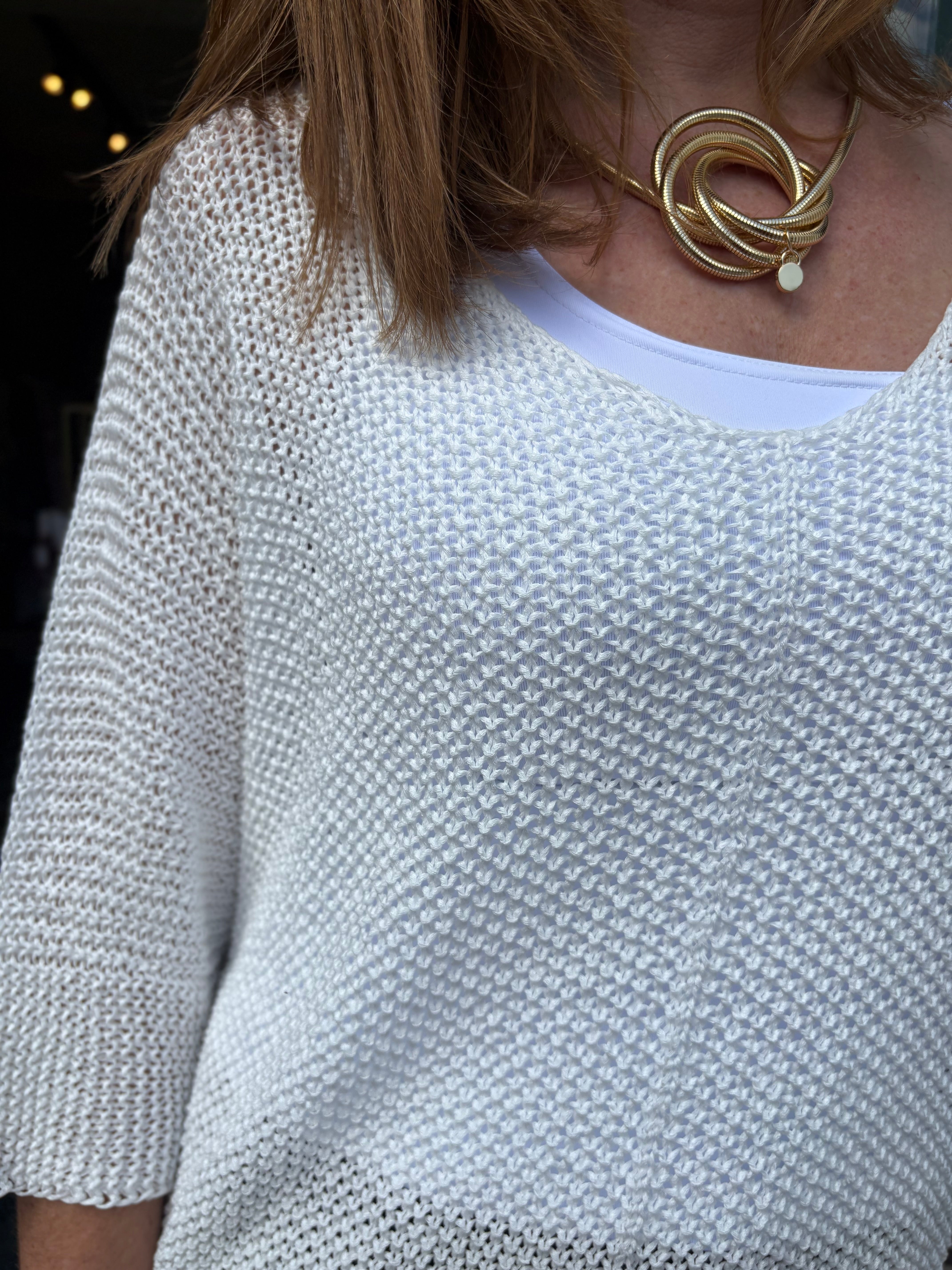 Oversized knit - White