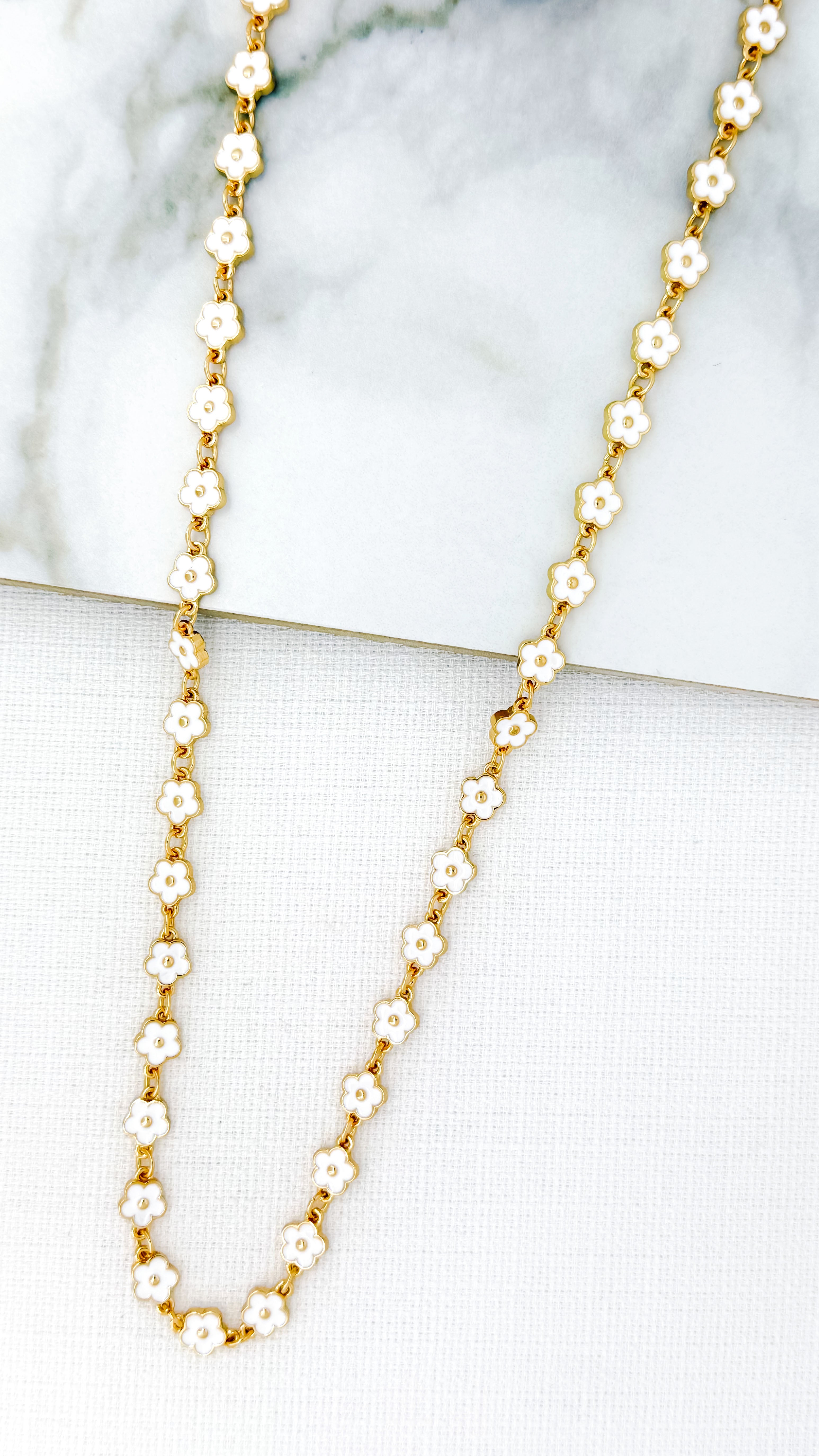 Long Necklace - Gold