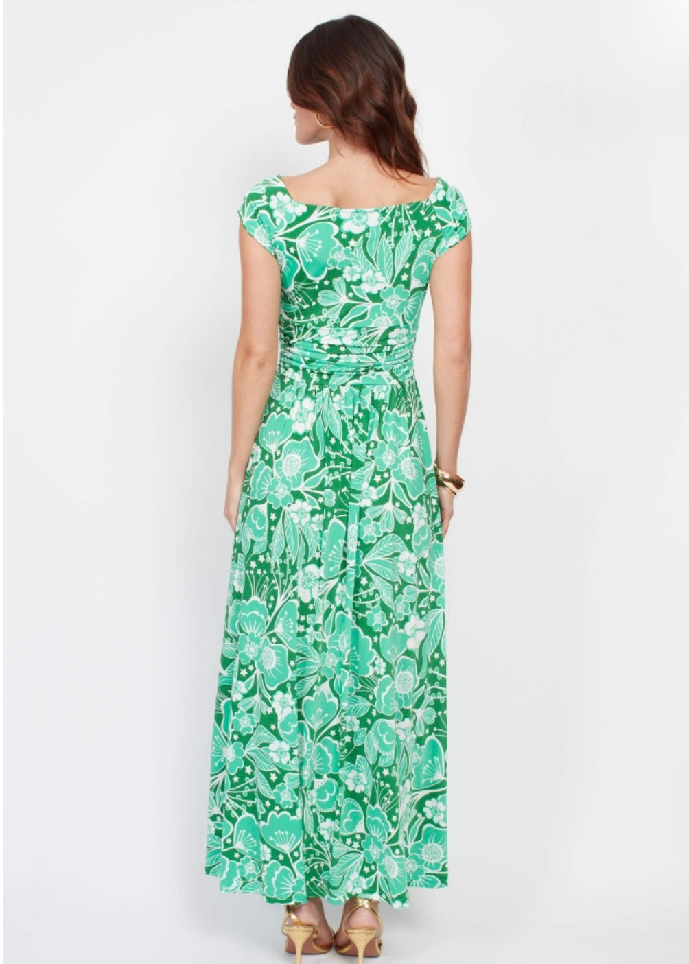 Elizabeth Maxi dress - Wildflower Green
