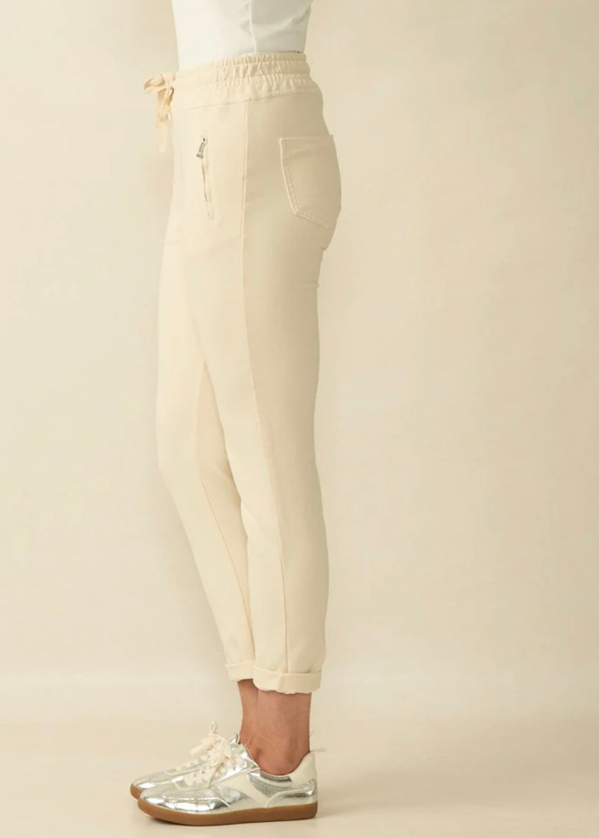 Tracksuit Joggers - Cream