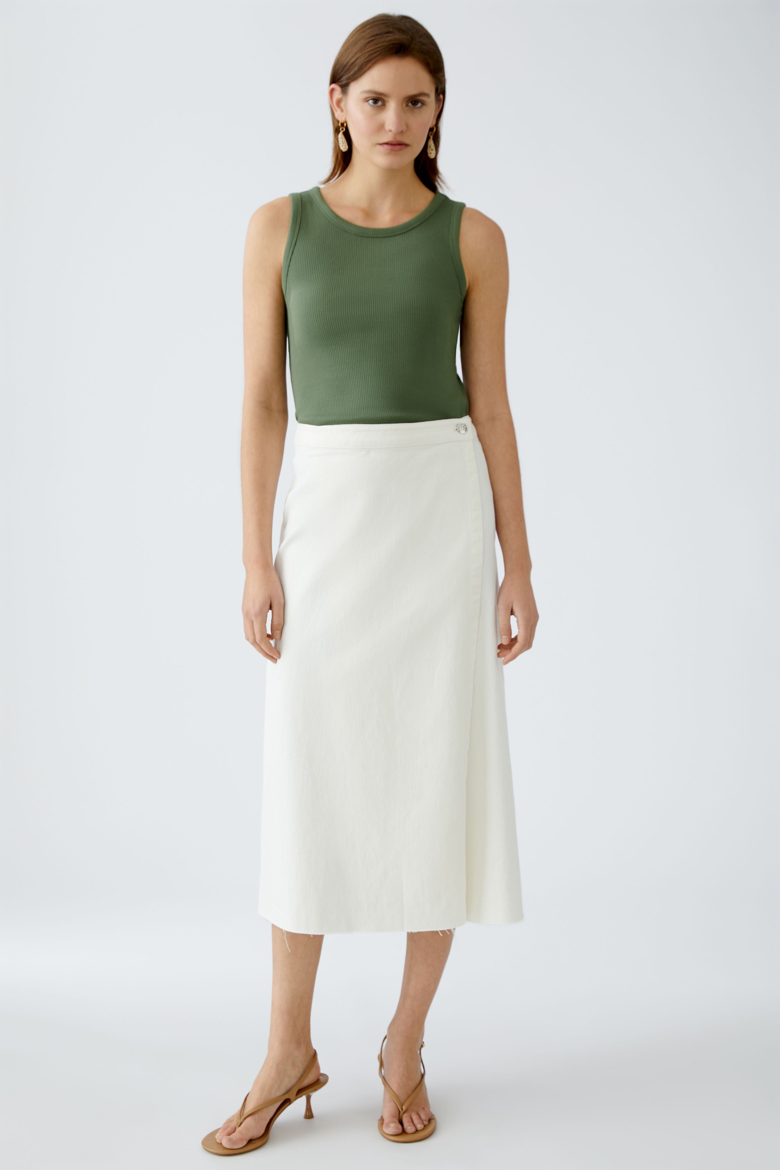Ribbed Vest - Dark Green