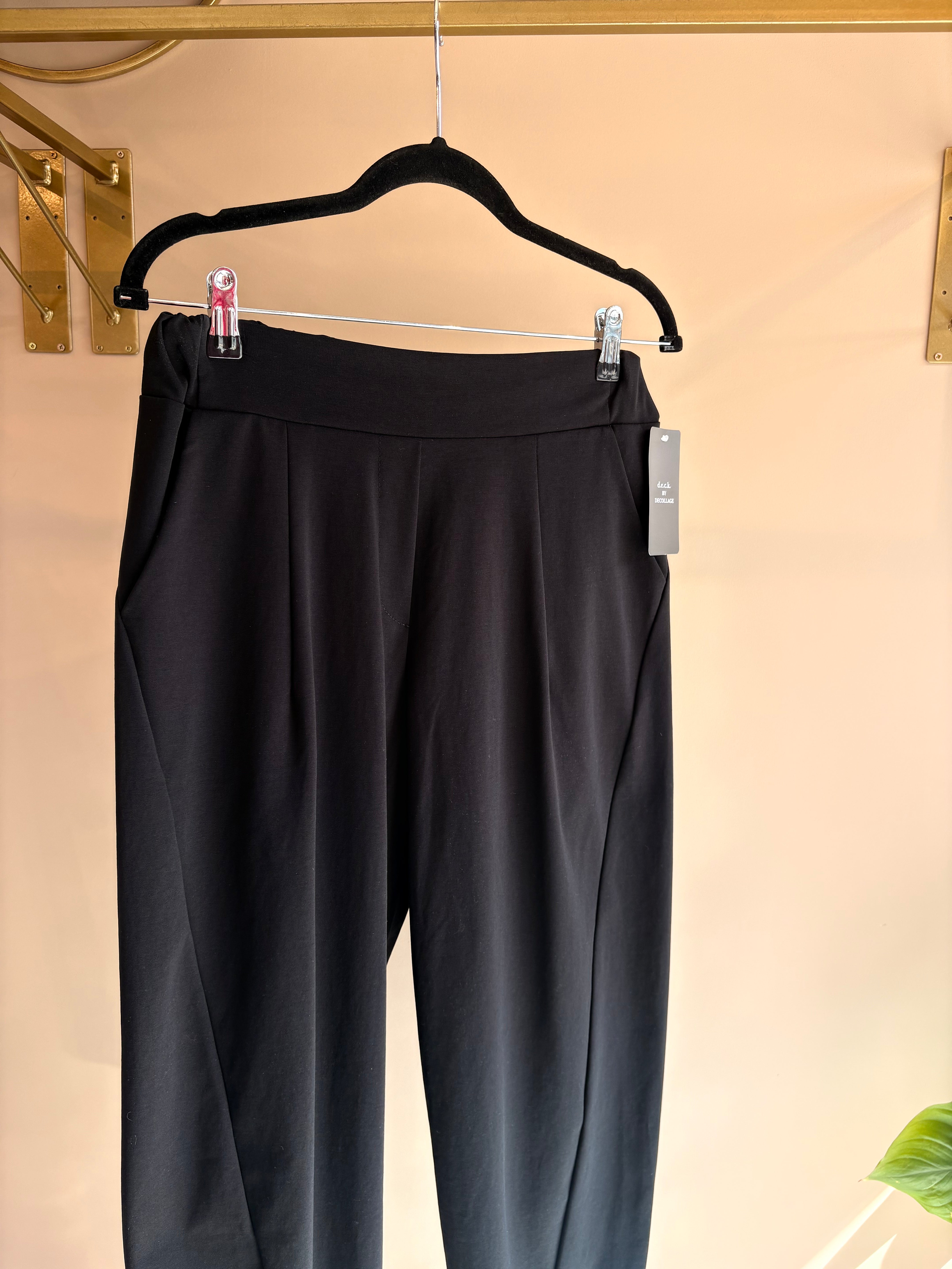 Barrel leg Trouser - Black