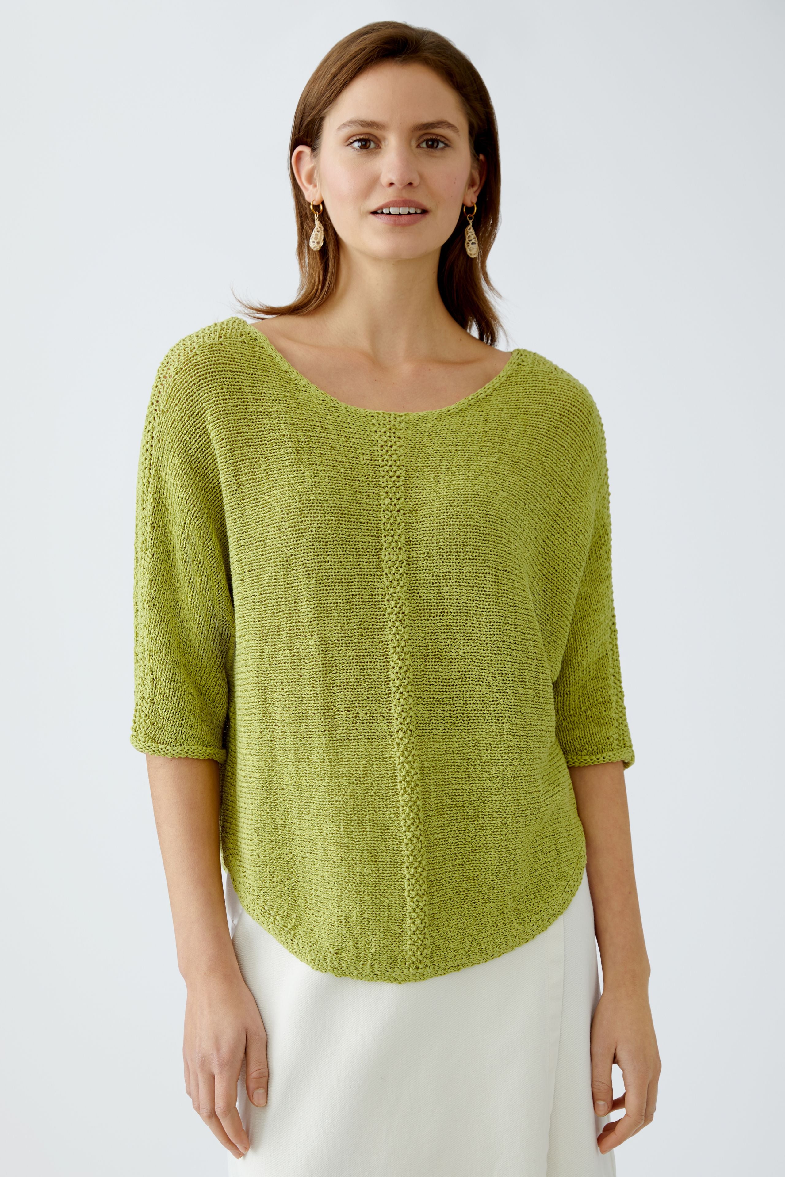 Quarter Sleeve Jumper - Green