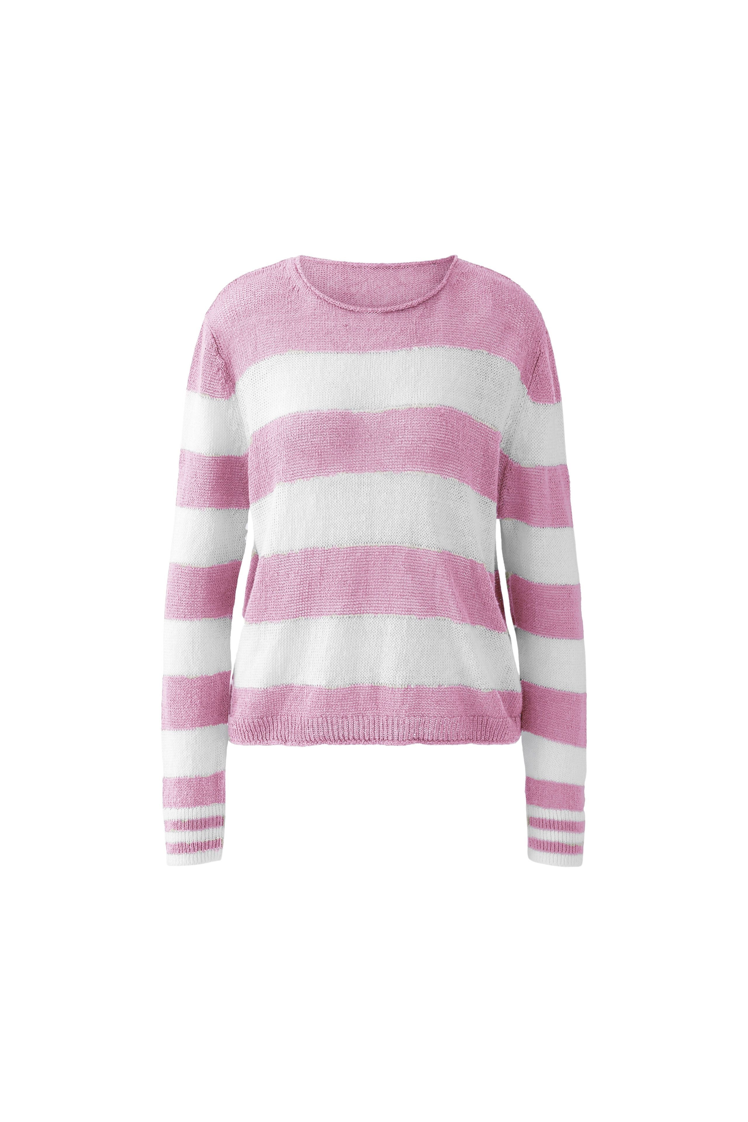 Striped Jumper - Pink/White