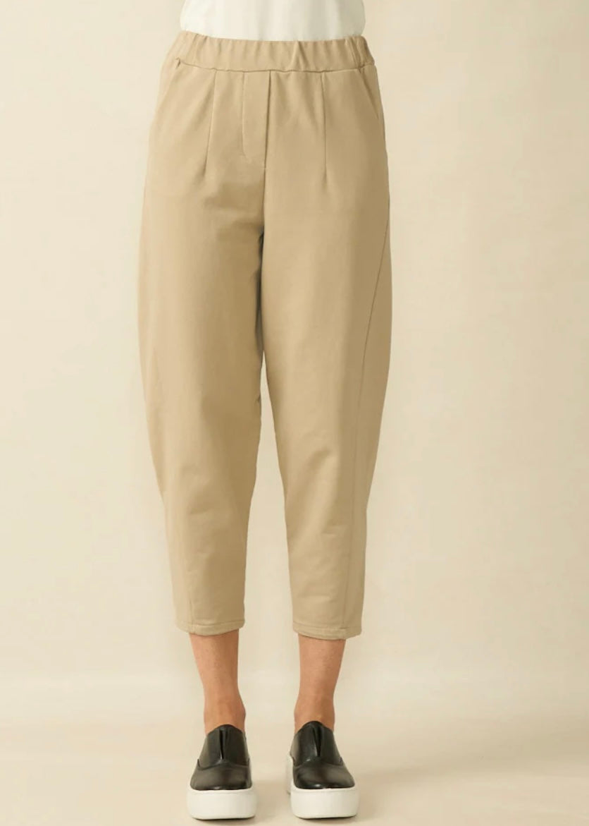 Barrel leg Trouser - Stone