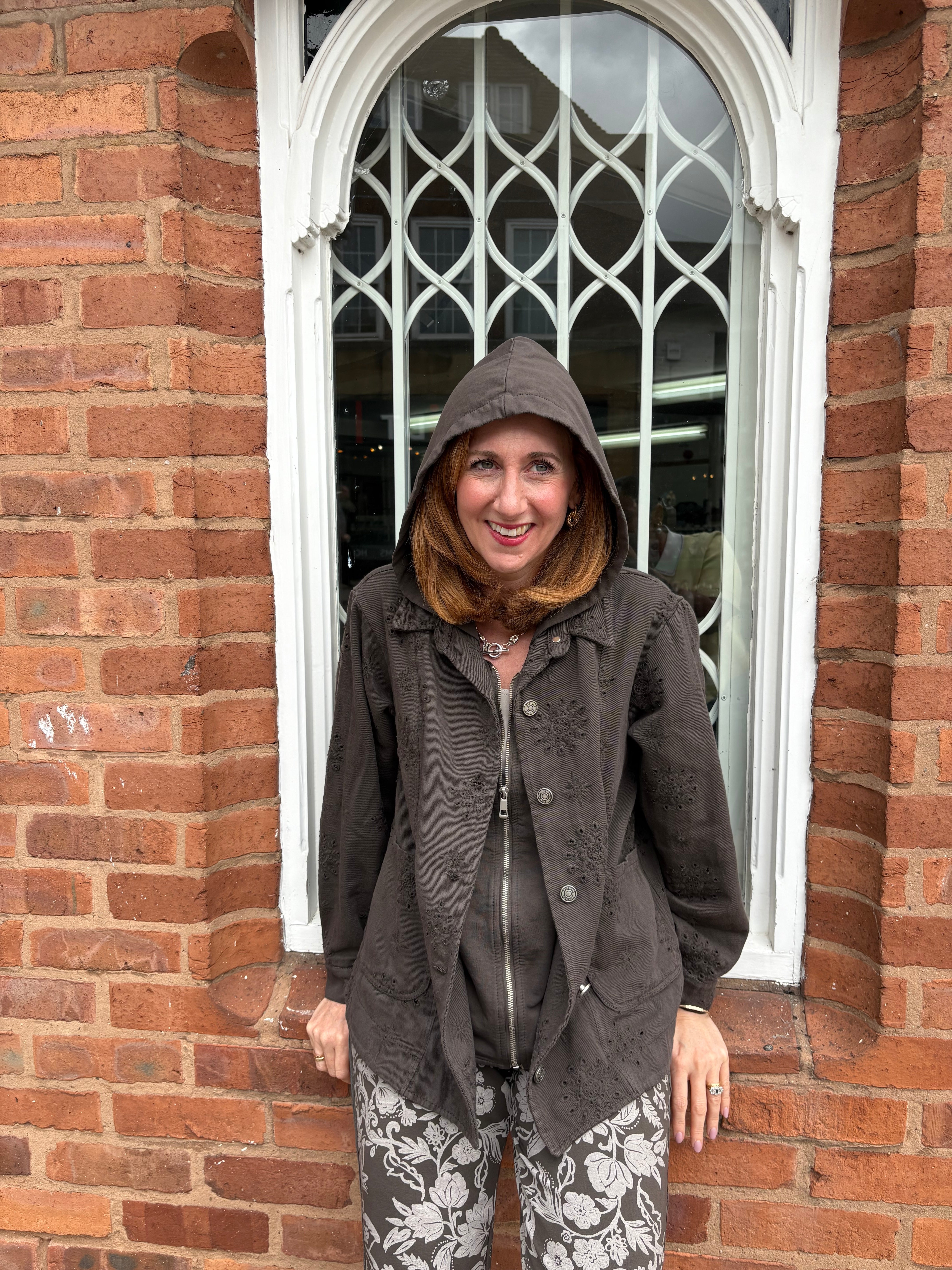 Hooded Jacket - Chocolate