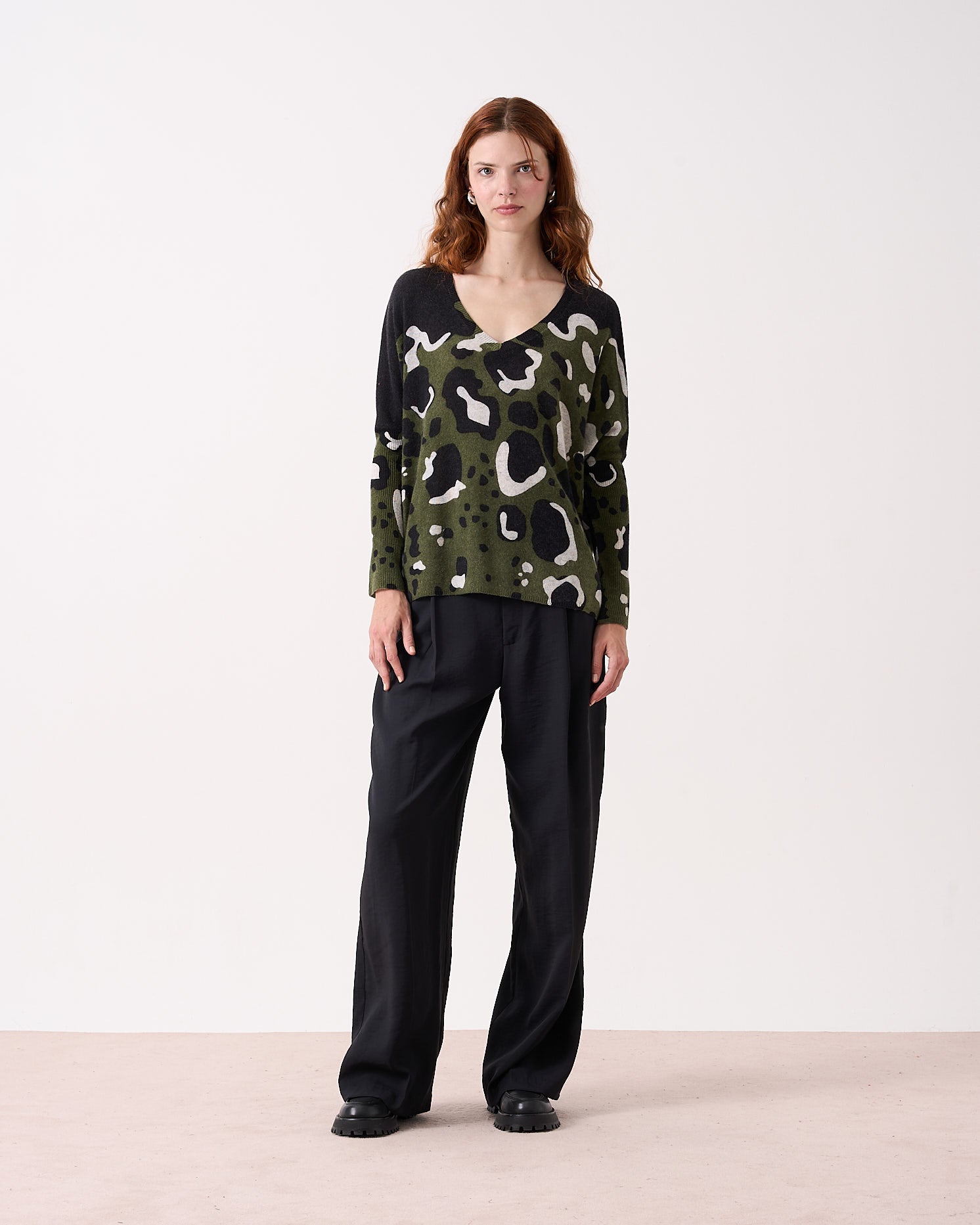 Camille Jumper - Olive Green