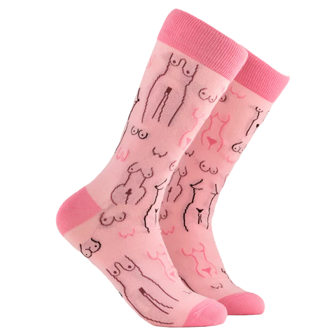 Boobs Socks - Pink