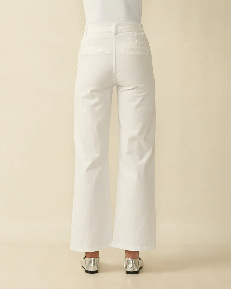 Wide Leg Trouser - White