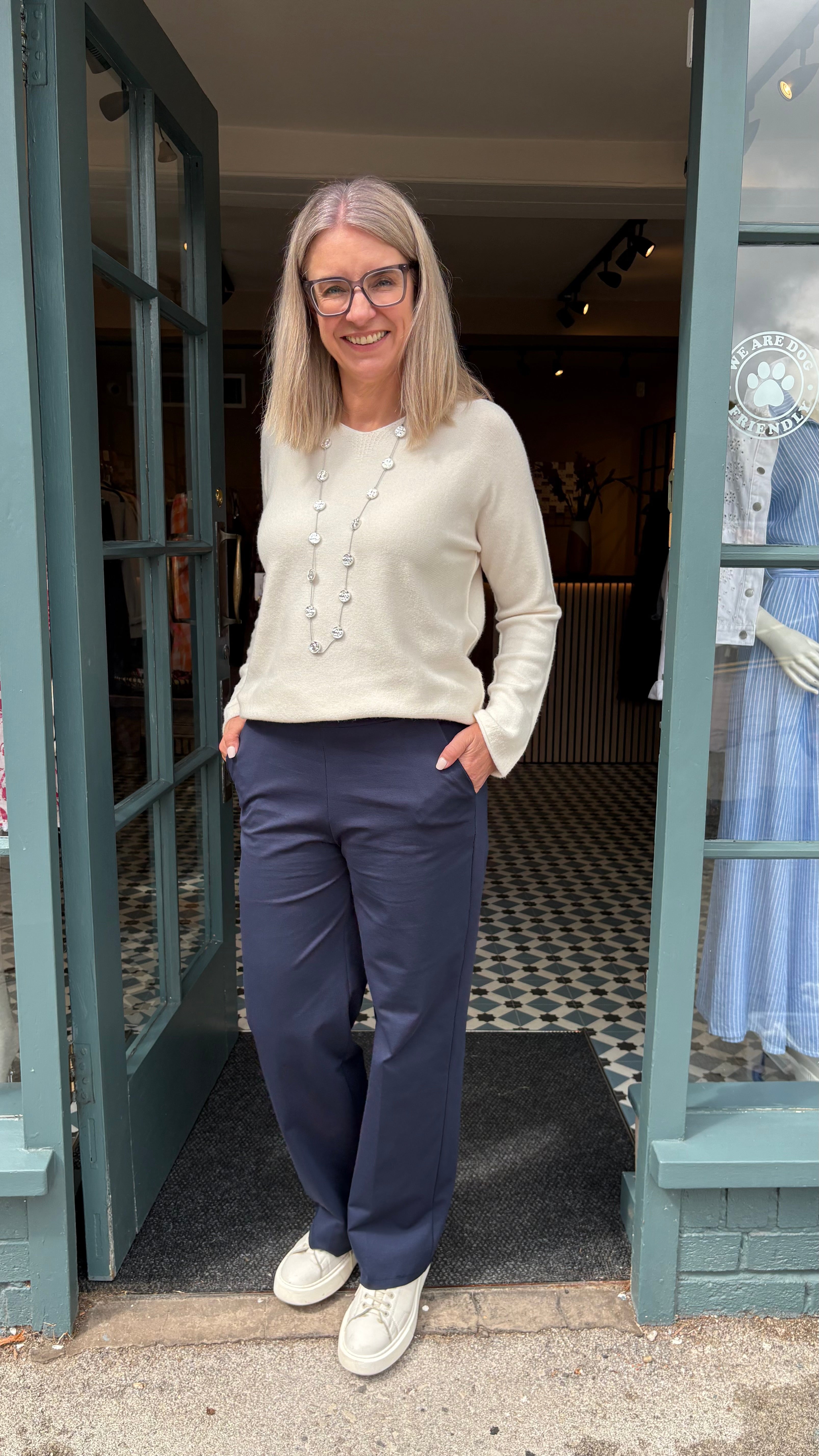 Pull on Trouser - Navy