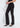 Elysse Sequin Side Stripe Trousers - Black by LYSSE