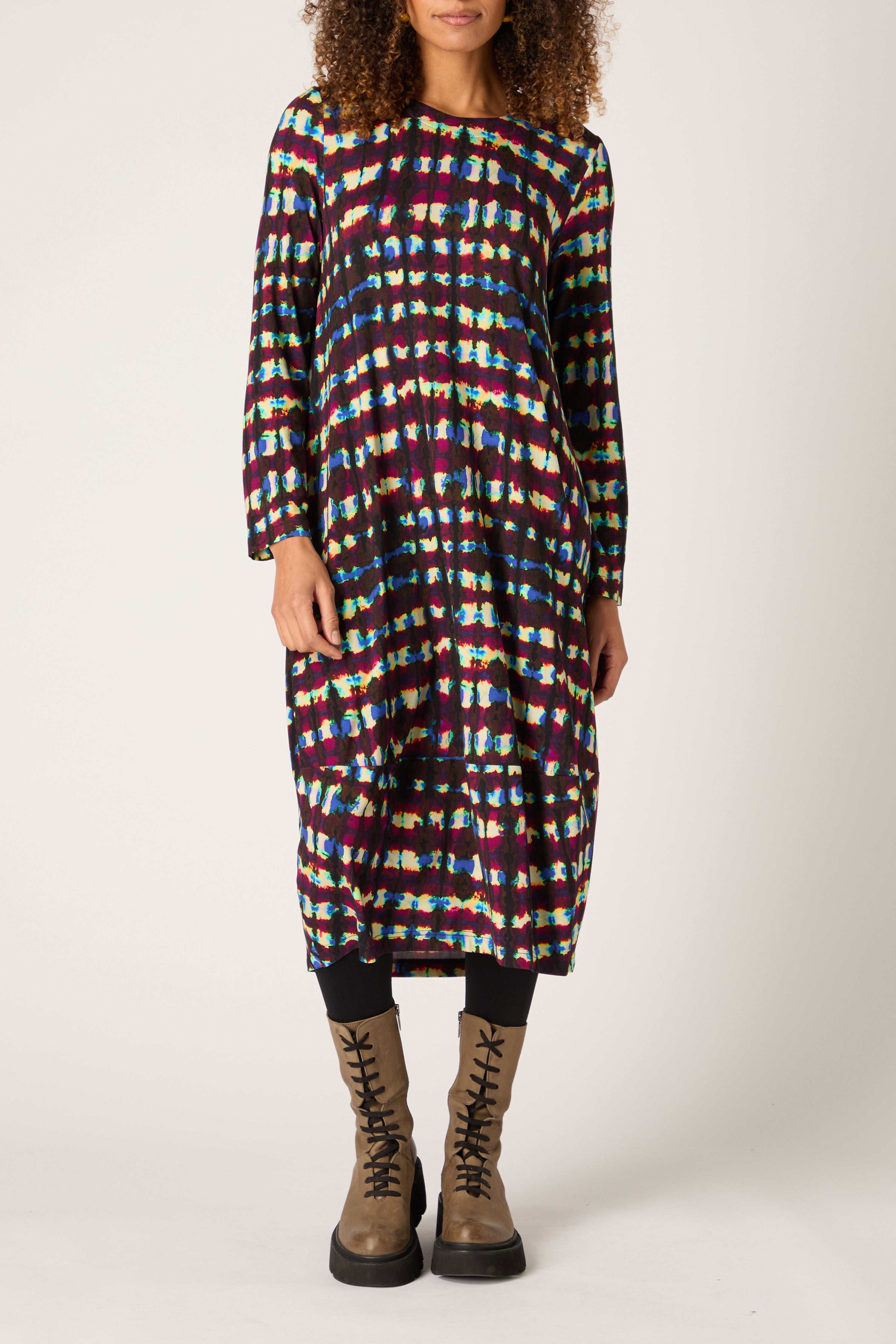 Marble Bubble Dress - Multi