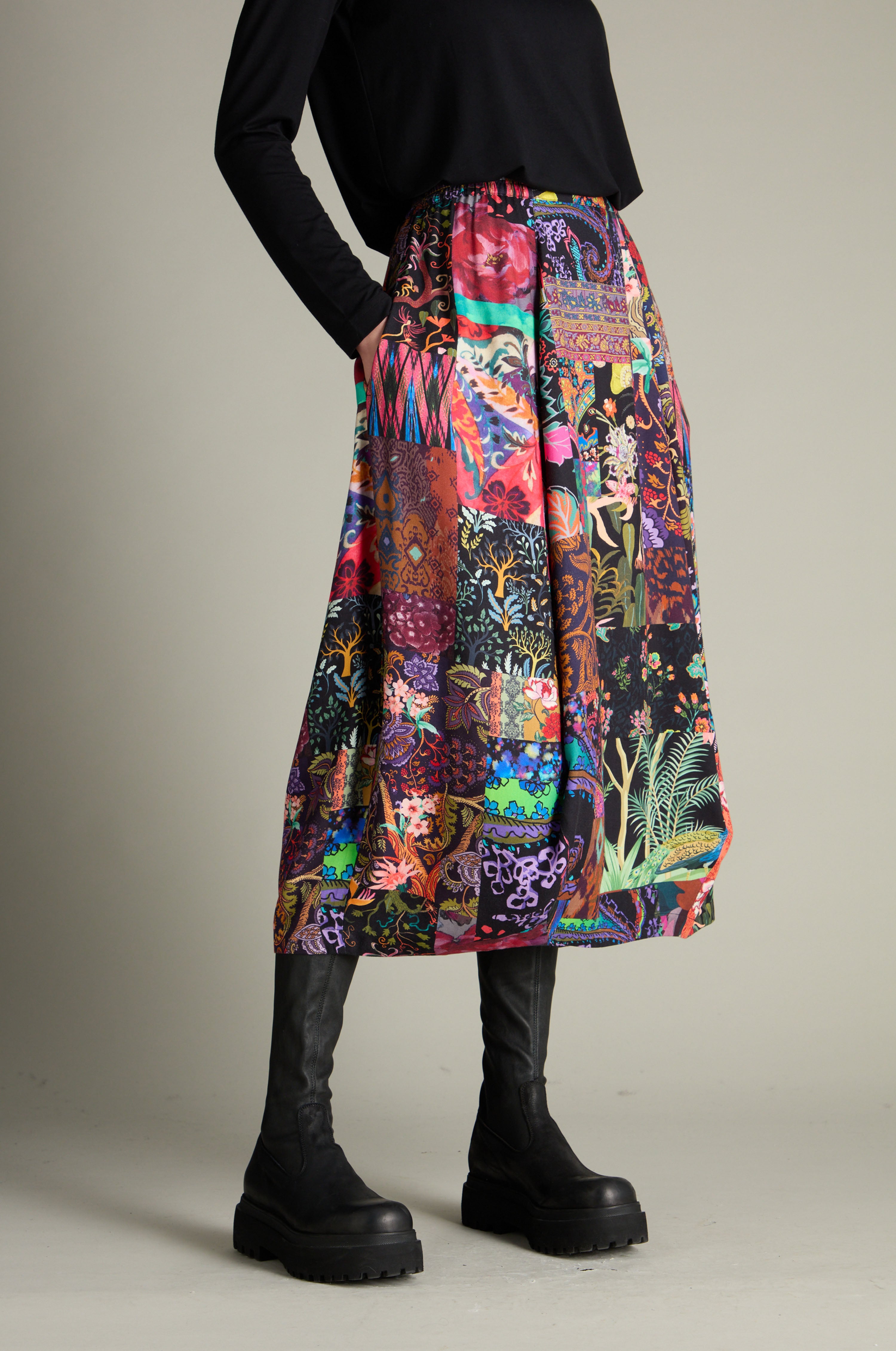 Patchwork Skirt - Multi